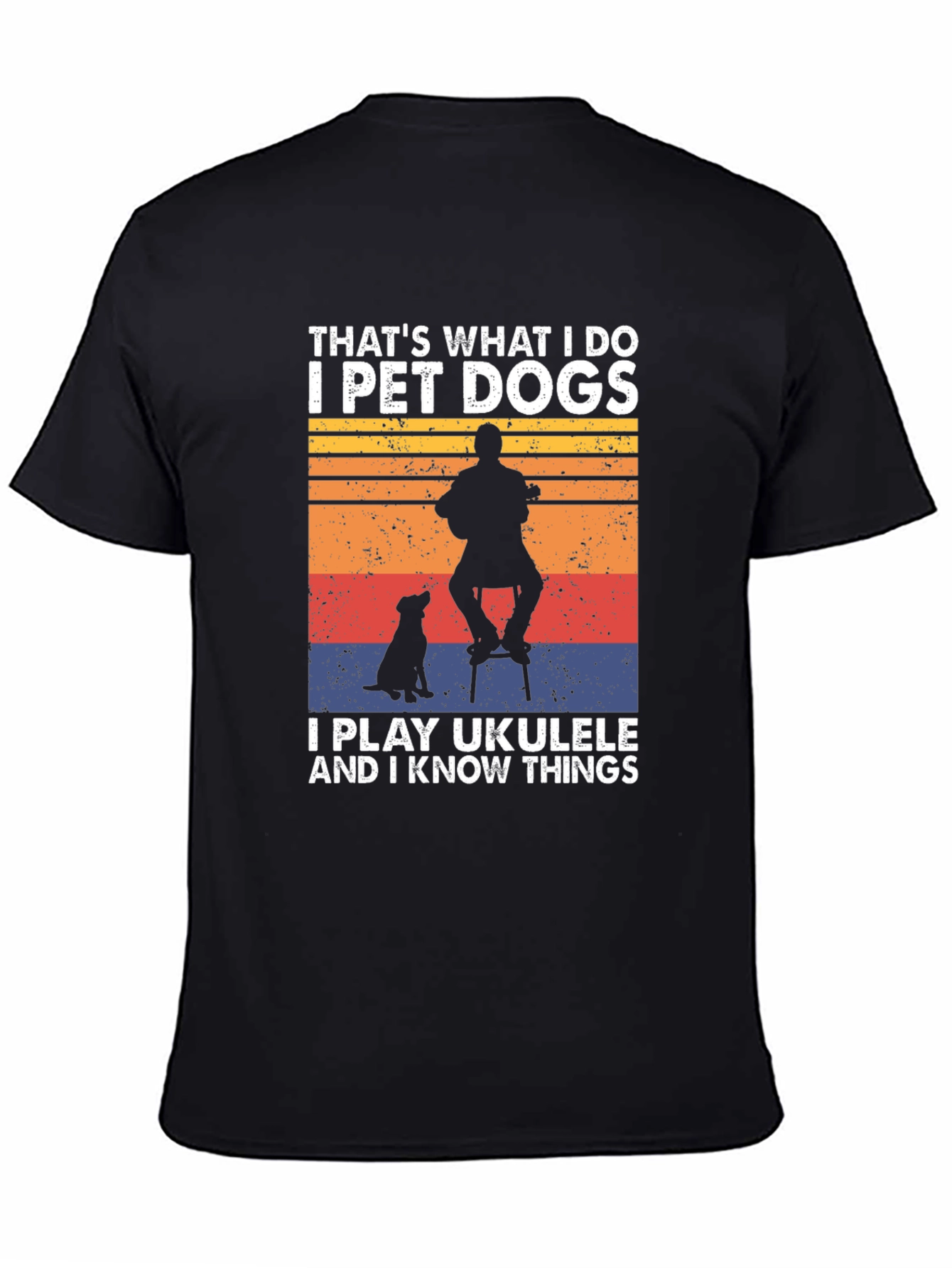 Pet Dogs & Ukulele T-Shirt - Funny Musician Tee
