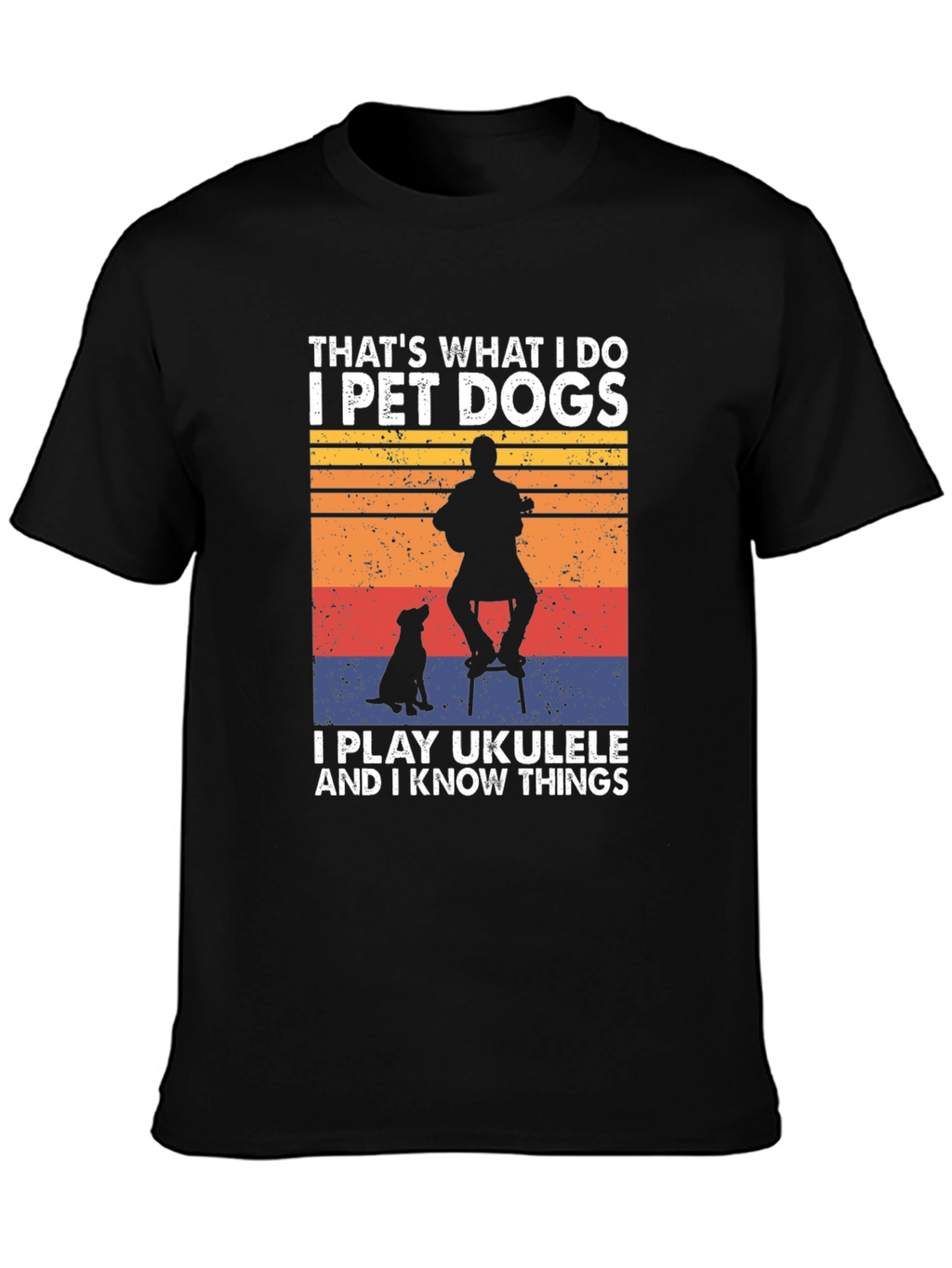 Pet Dogs & Ukulele T-Shirt - Funny Musician Tee