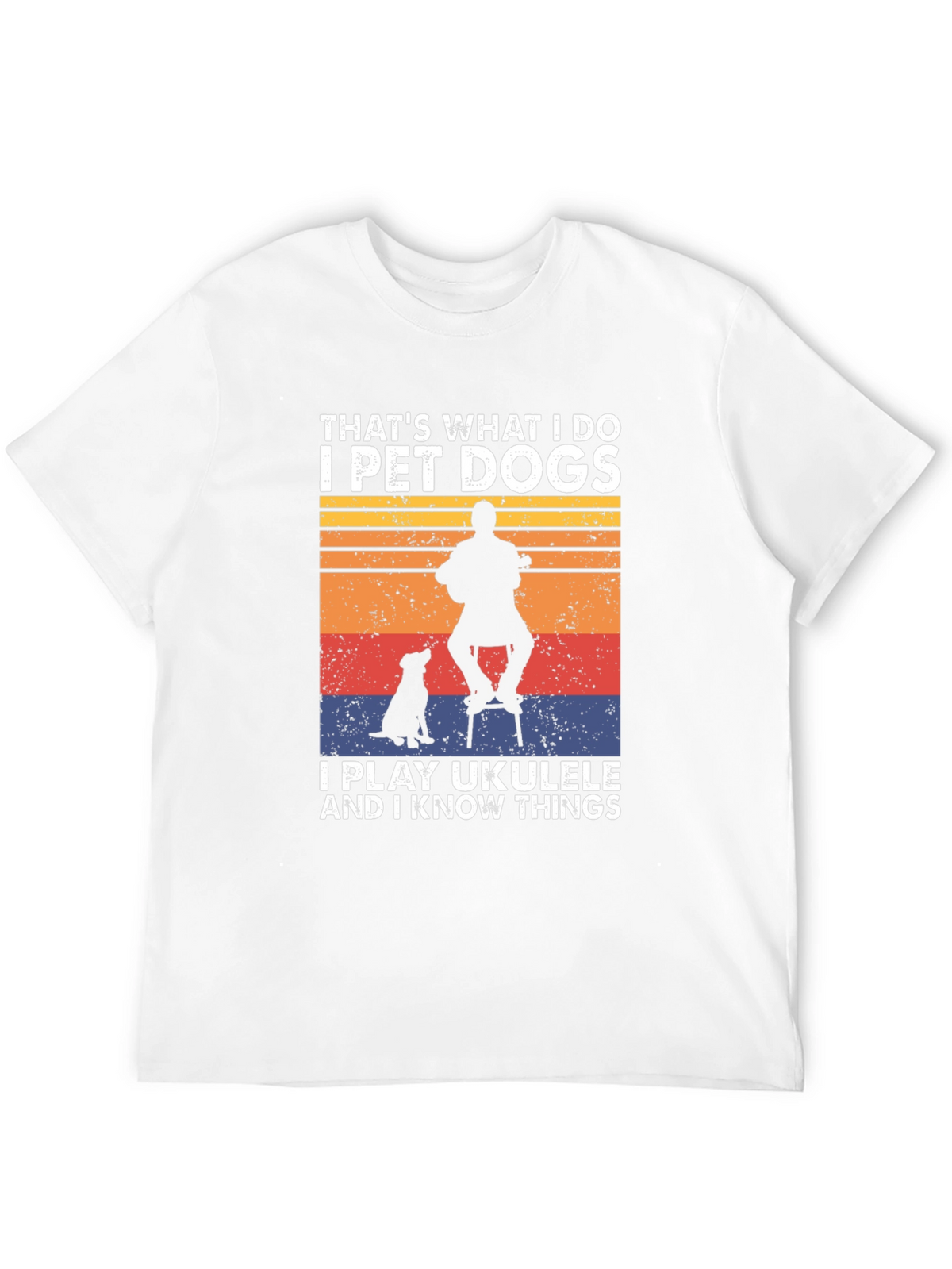 Pet Dogs & Ukulele T-Shirt - Funny Musician Tee