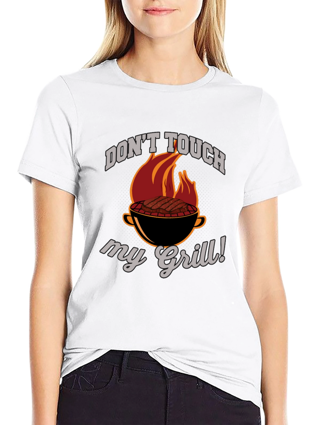 Dont Touch My Grill Graphic Tee
