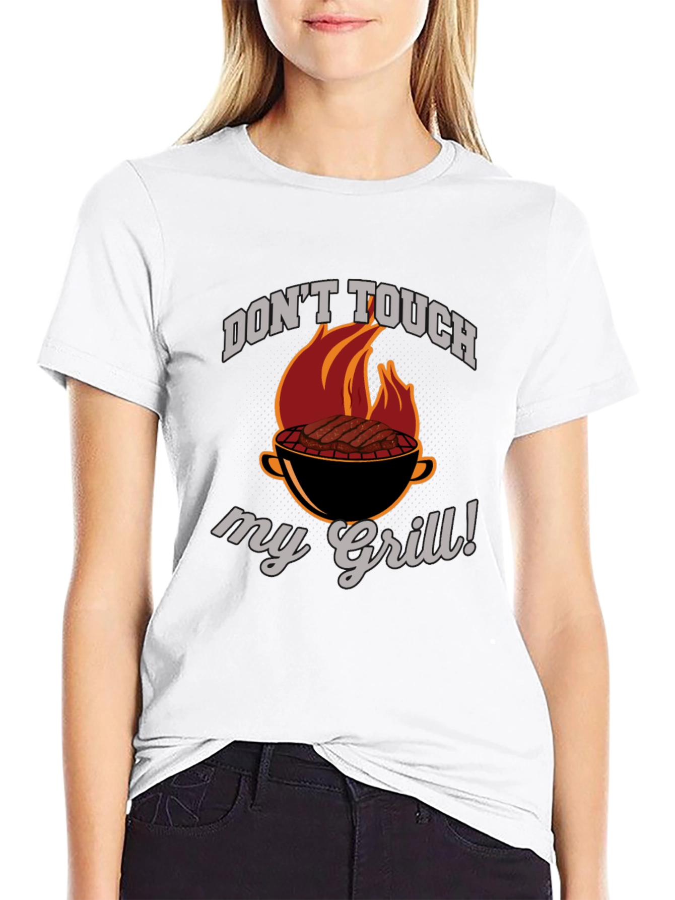 Dont Touch My Grill Graphic Tee