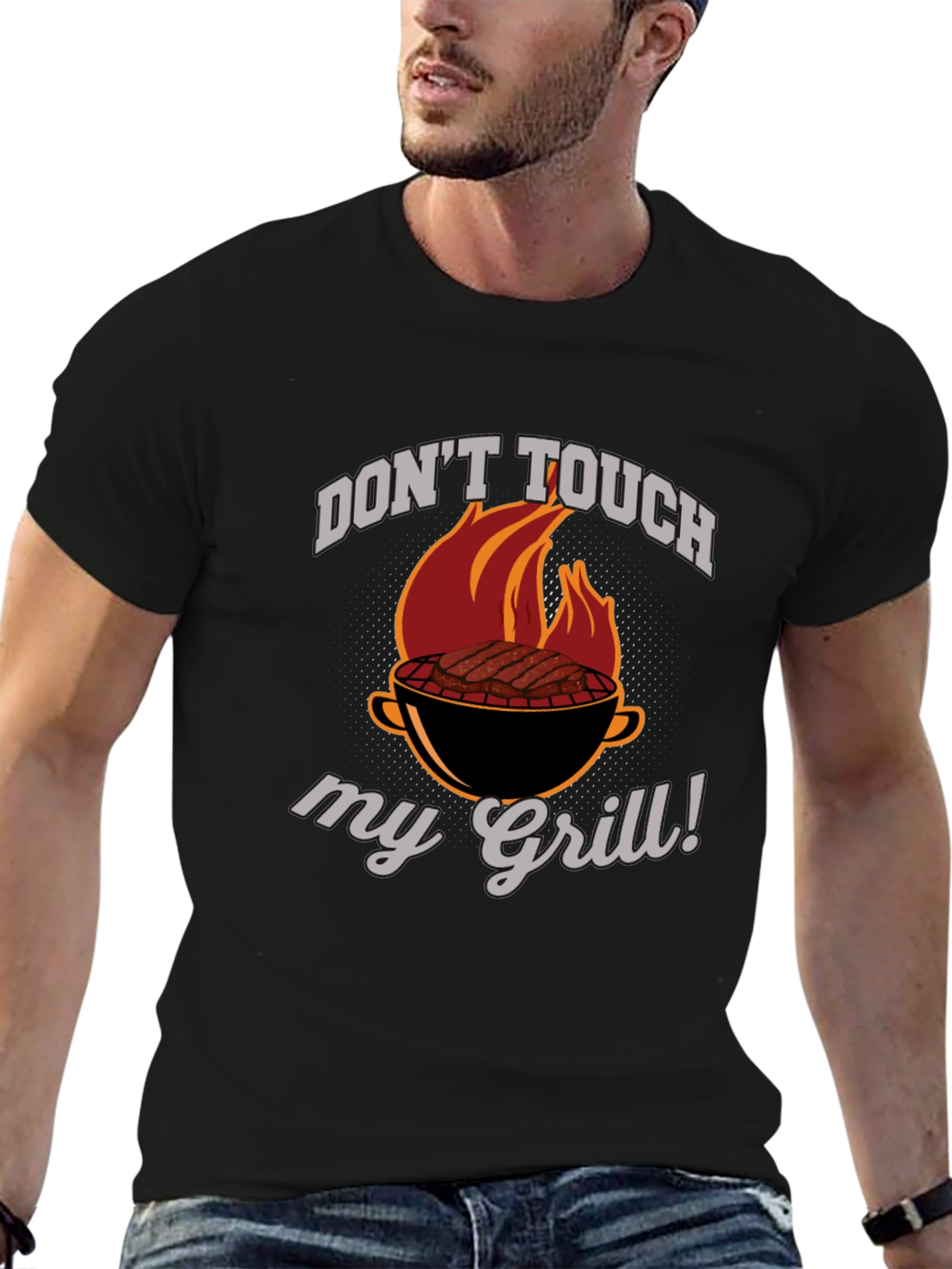 Dont Touch My Grill Graphic Tee