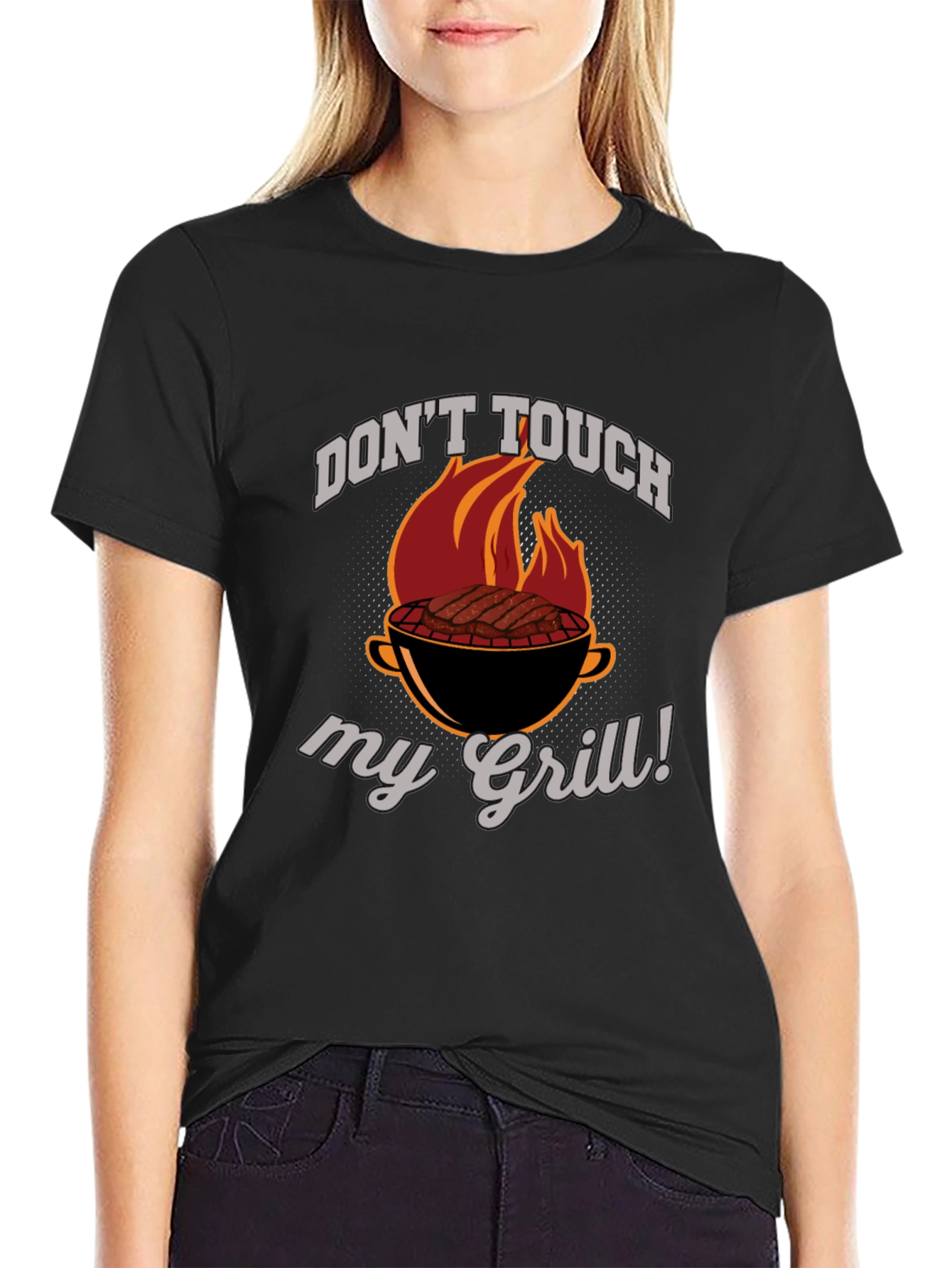 Dont Touch My Grill Graphic Tee