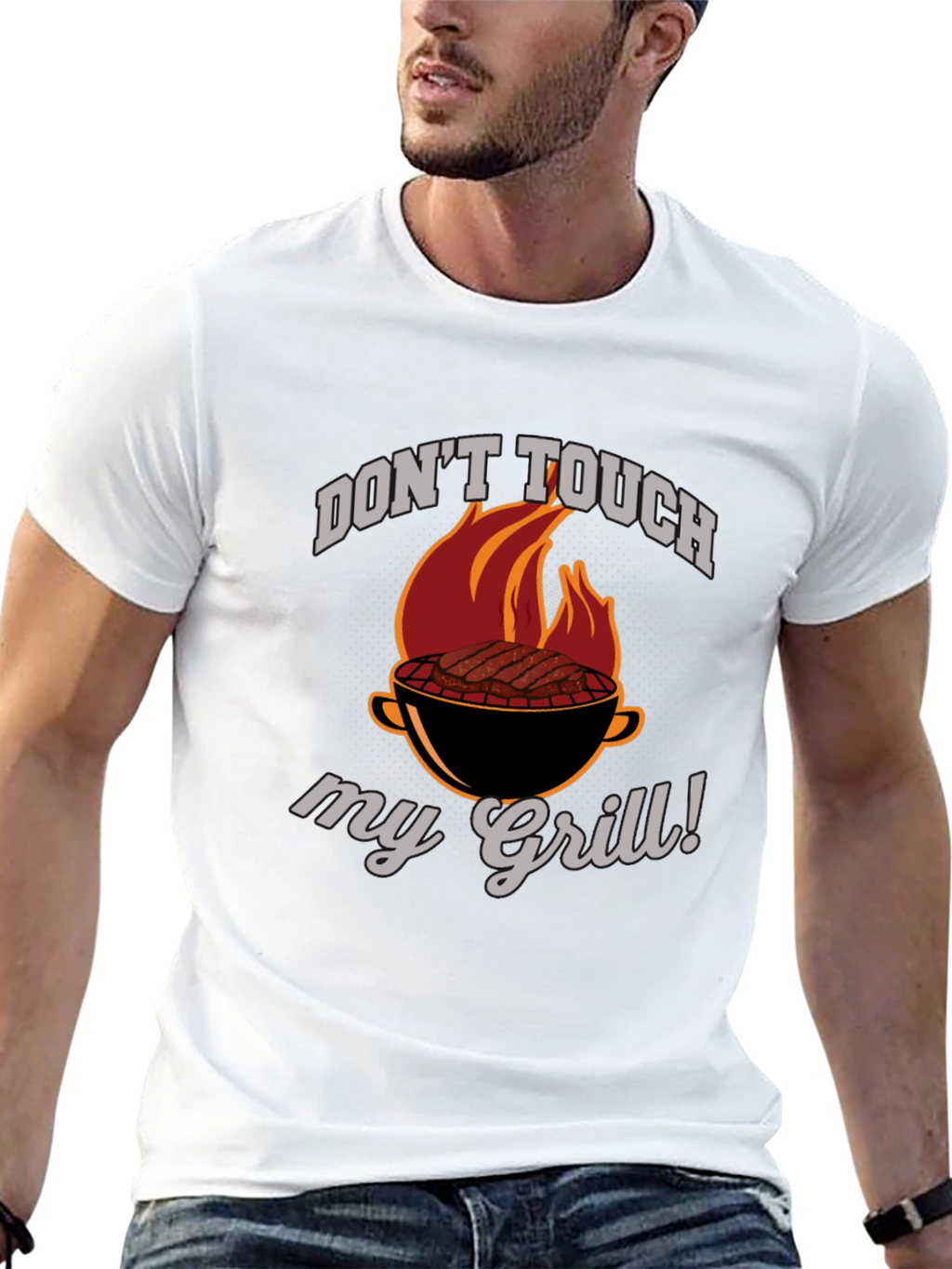 Dont Touch My Grill Graphic Tee