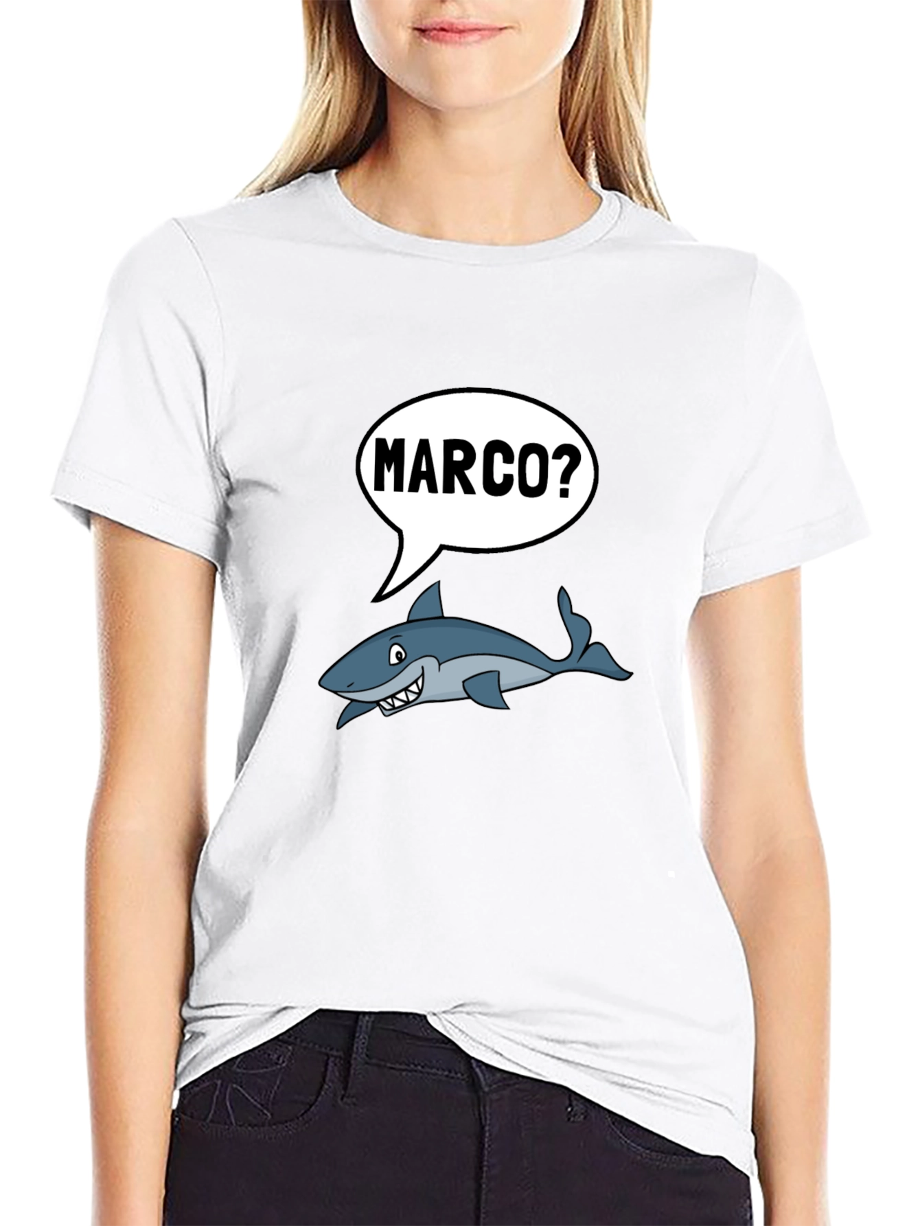 Marco Shark T-Shirt - Funny Ocean Humor Tee