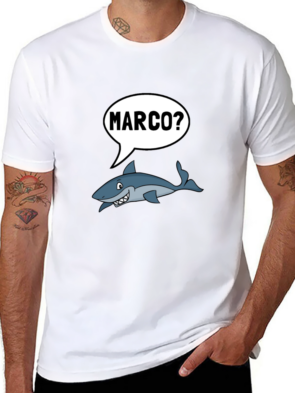 Marco Shark T-Shirt - Funny Ocean Humor Tee