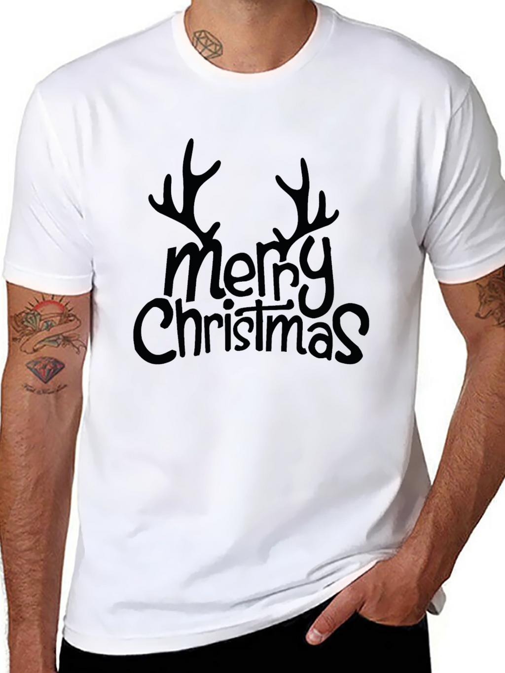 Merry Christmas T-Shirt - Festive Holiday Graphic Tee