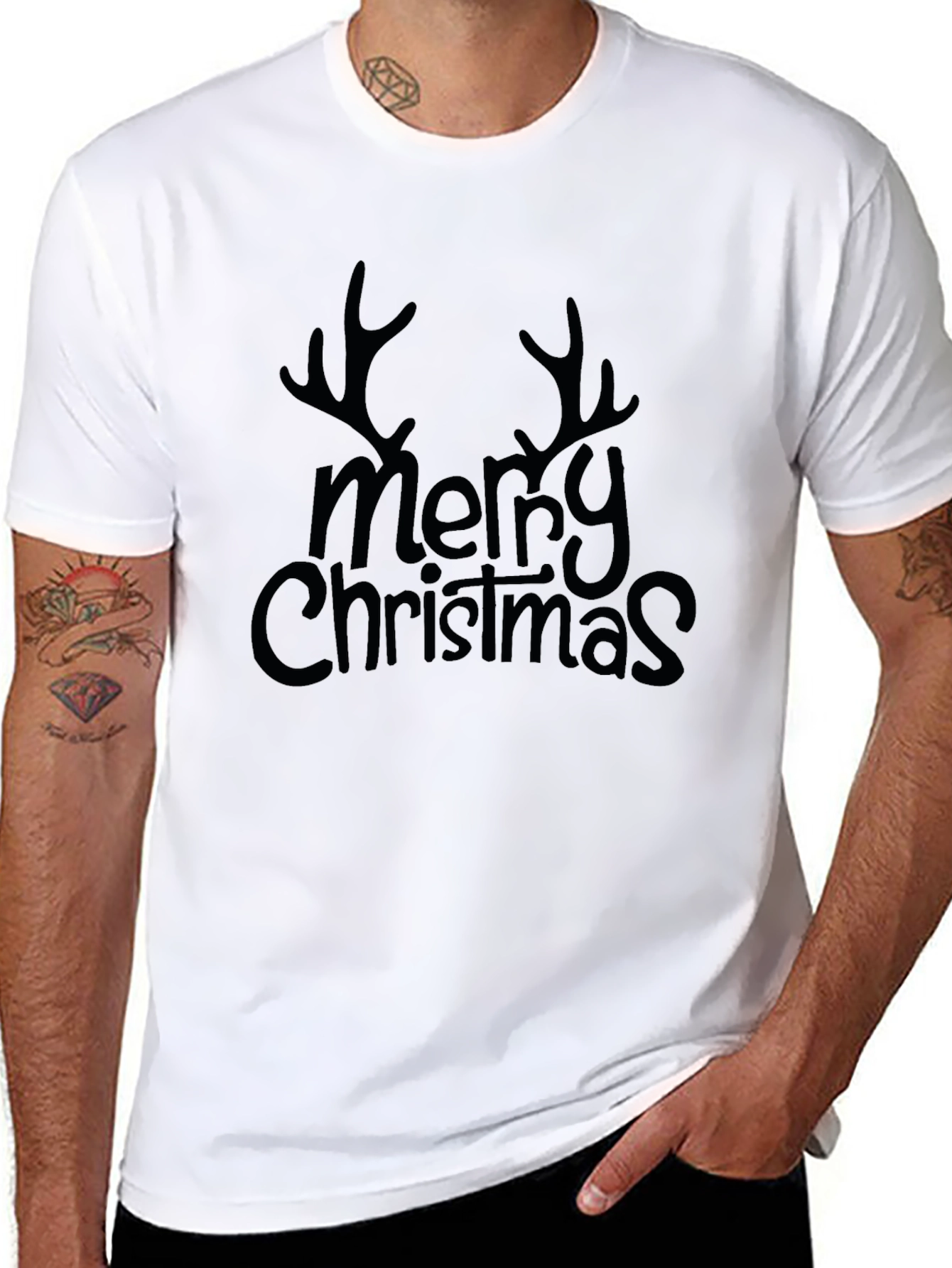 Merry Christmas T-Shirt - Festive Holiday Graphic Tee