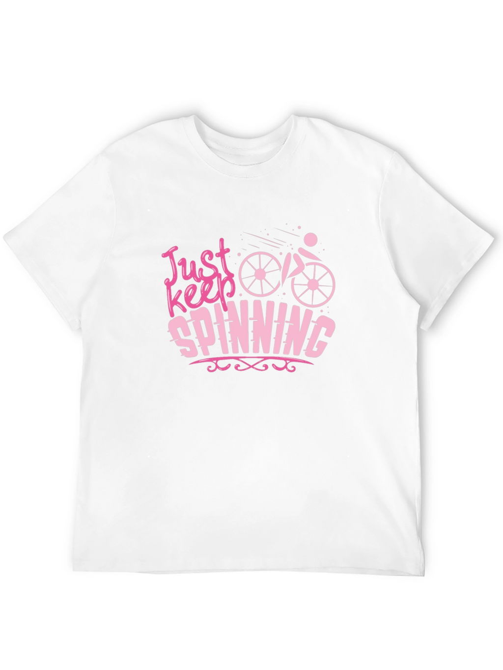 Just Keep Spinning Graphic Tee Shirt