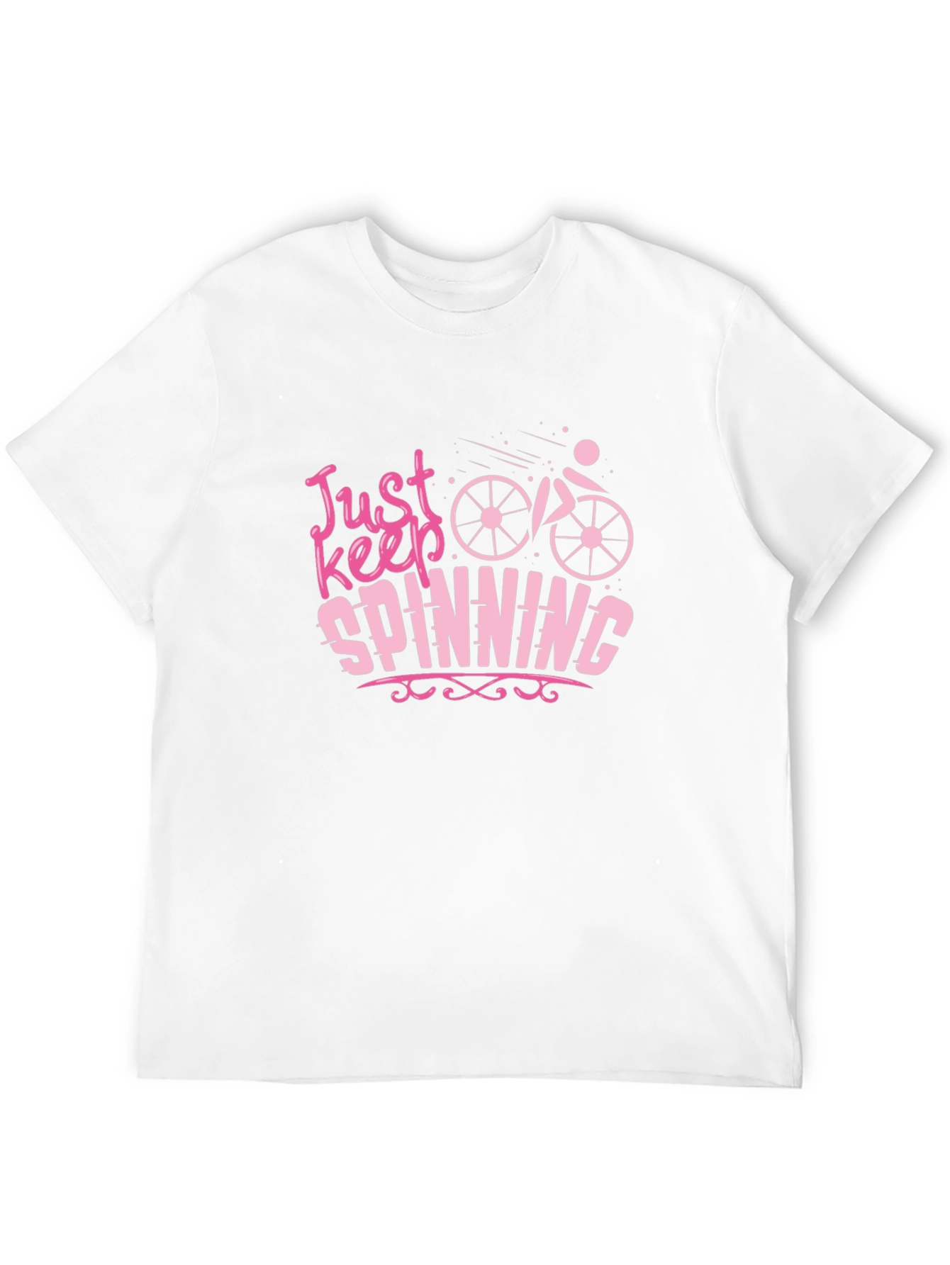 Just Keep Spinning Graphic Tee Shirt