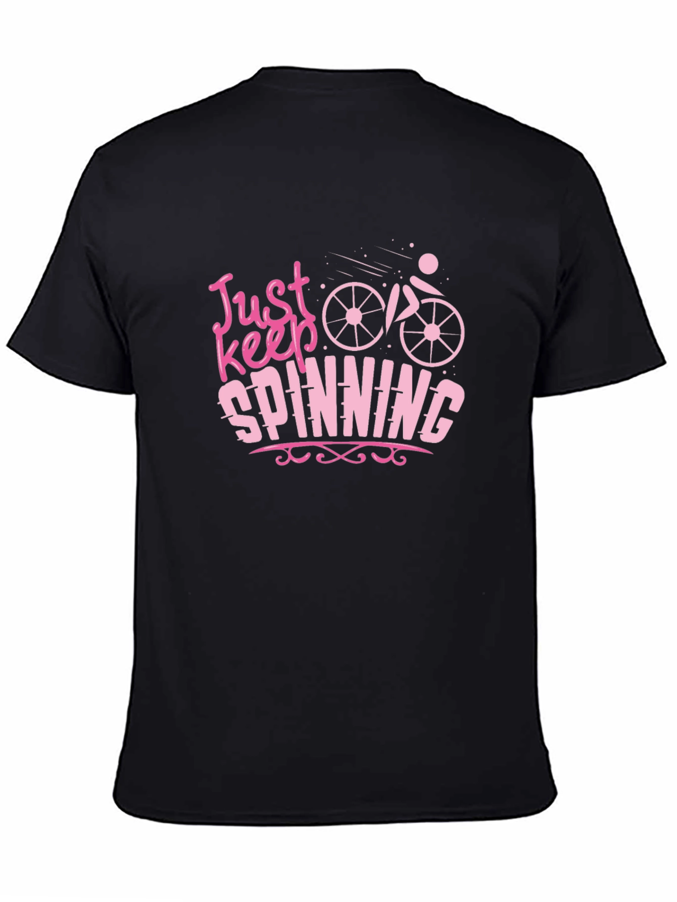 Just Keep Spinning Graphic Tee Shirt