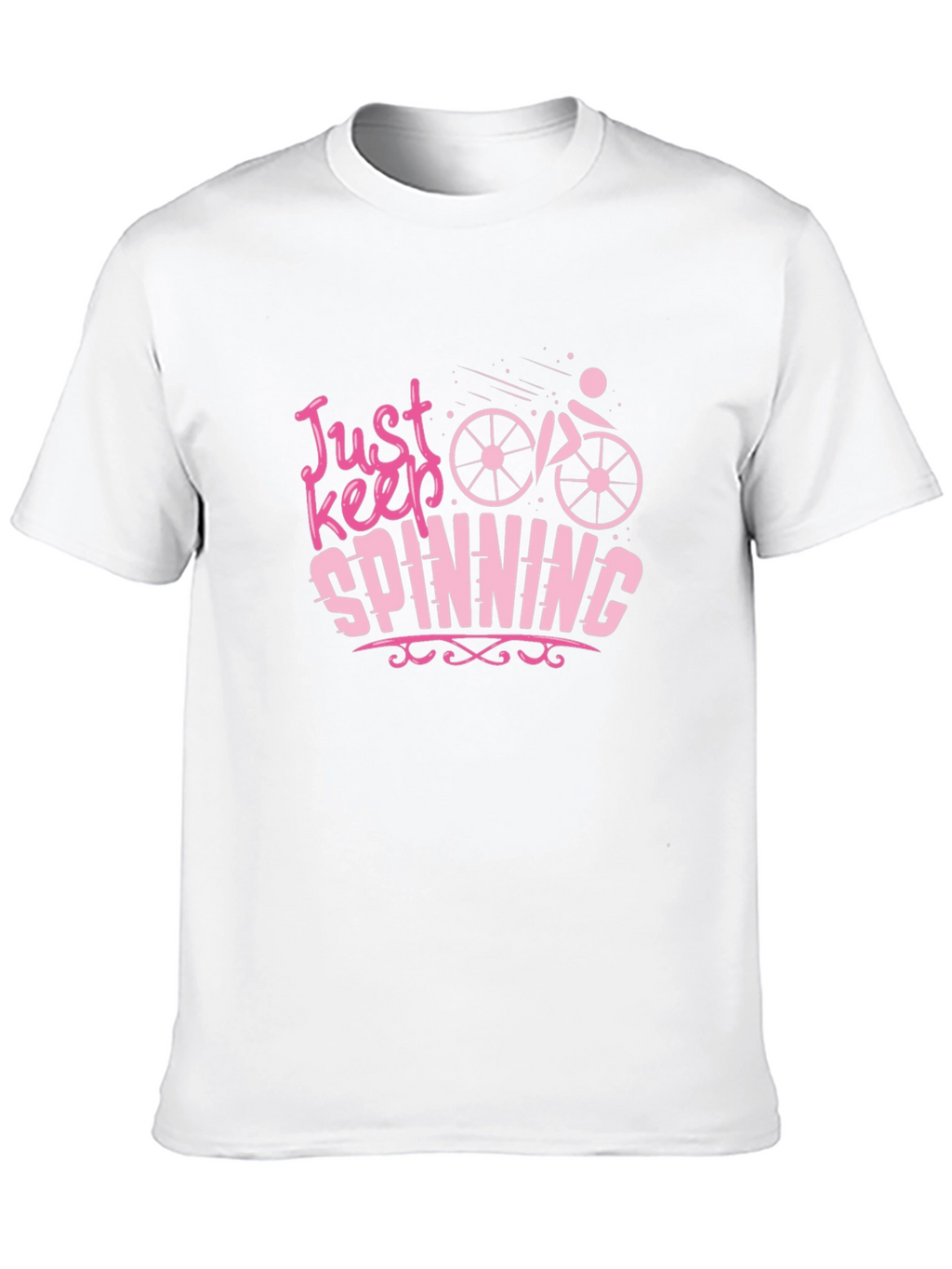 Just Keep Spinning Graphic Tee Shirt