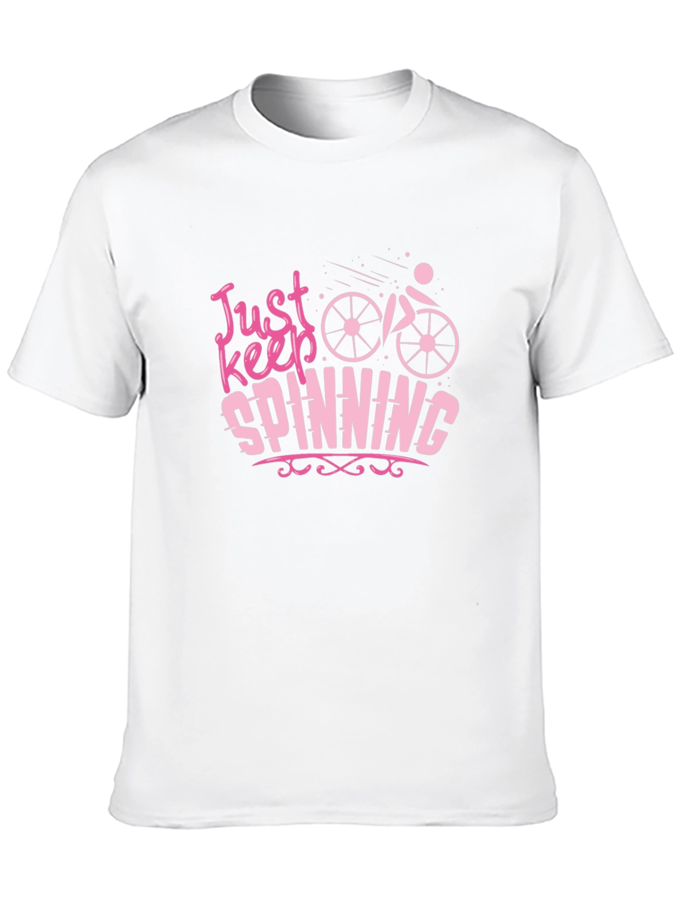 Just Keep Spinning Graphic Tee Shirt