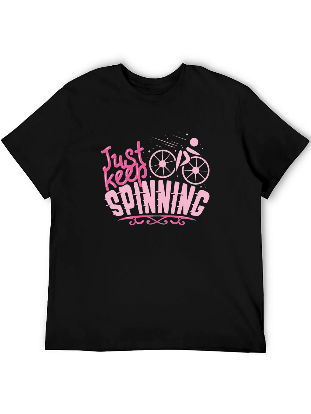 Just Keep Spinning Graphic Tee Shirt