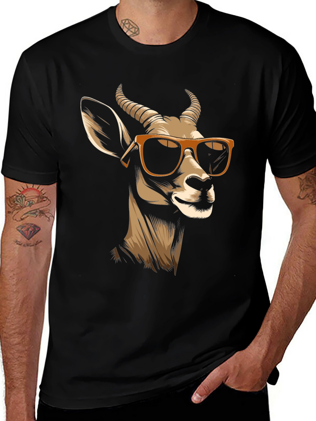 Cool Gazelle Graphic T-Shirt