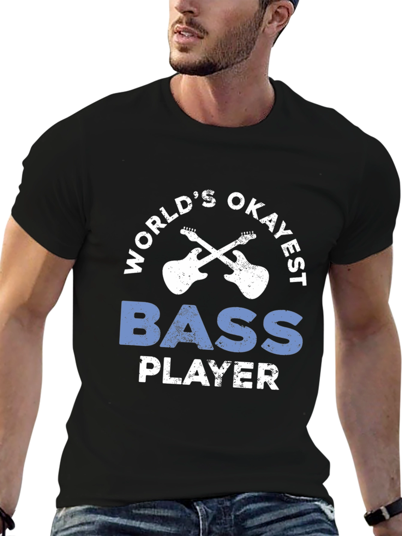 Worlds Okayest Bass Player T-Shirt