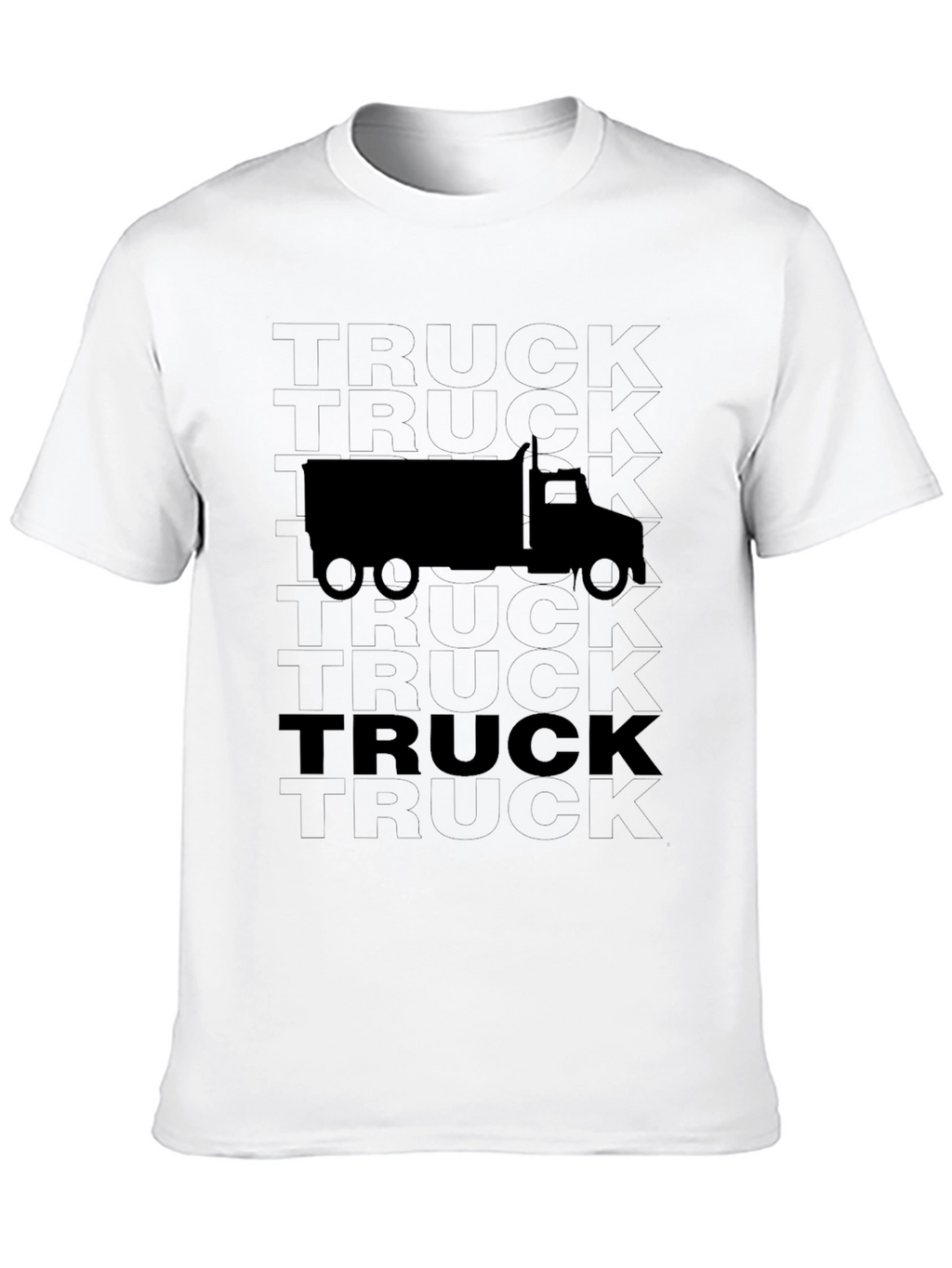 Black Truck Graphic Tee - Mens Casual Shirt