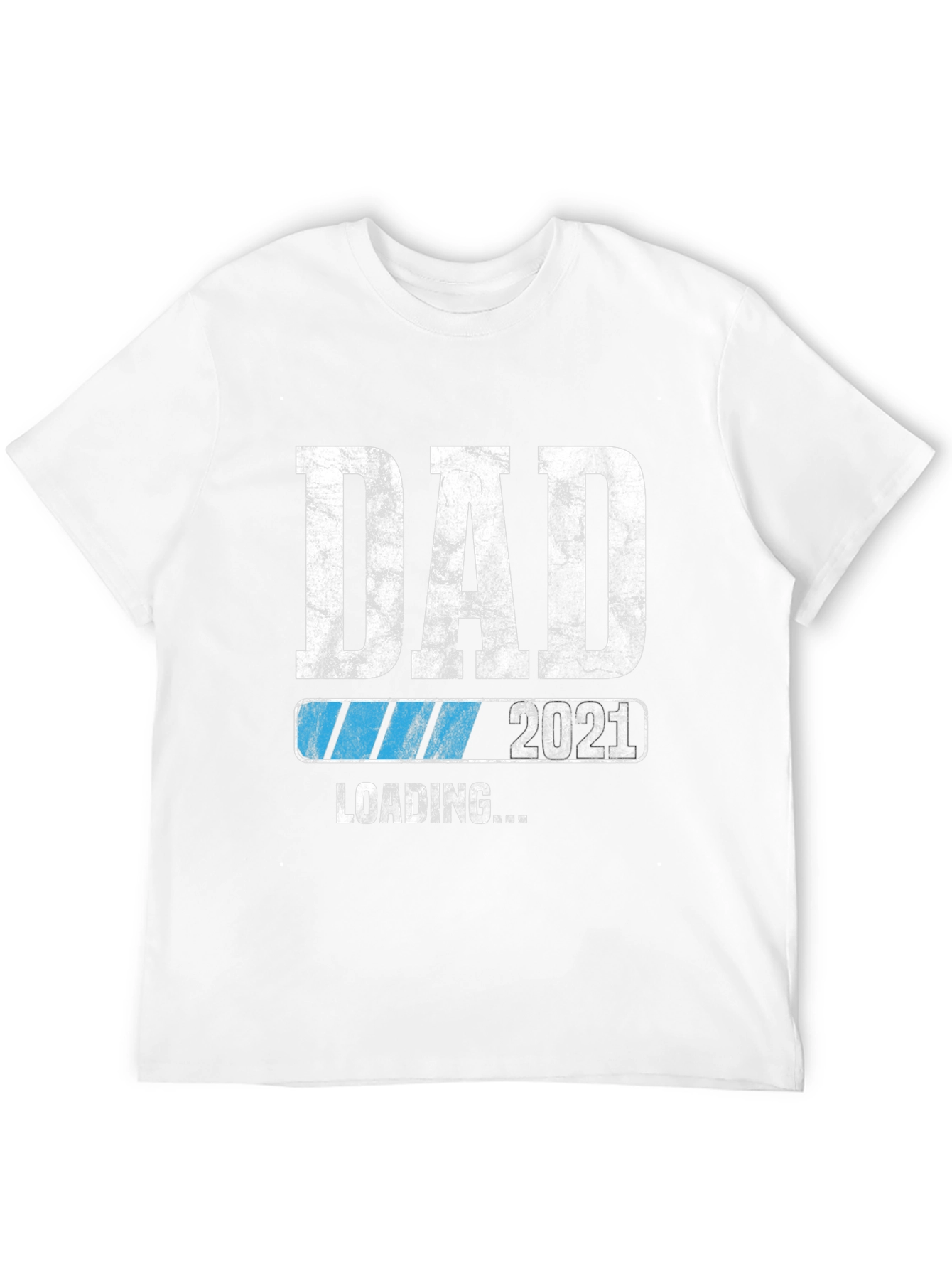 Dad Loading 2021 Black Graphic T-Shirt
