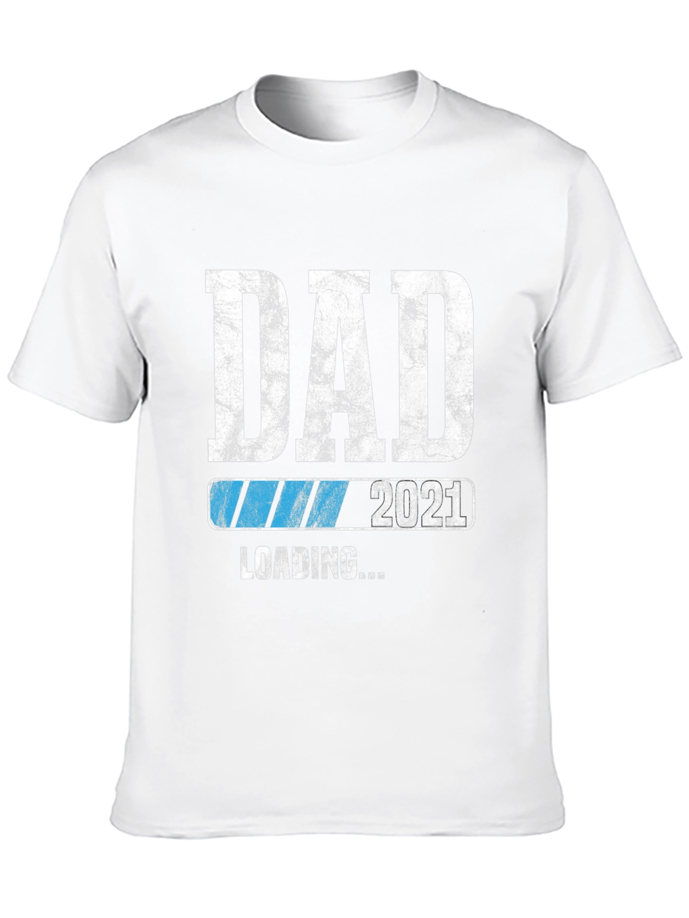Dad Loading 2021 Black Graphic T-Shirt