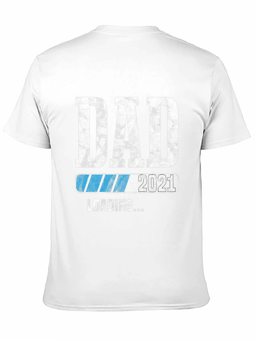 Dad Loading 2021 Black Graphic T-Shirt