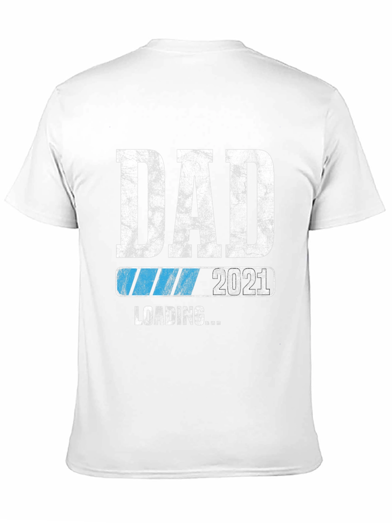 Dad Loading 2021 Black Graphic T-Shirt