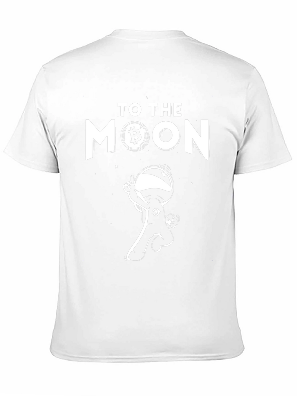 Bitcoin To The Moon Graphic Tee - Crypto Astronaut