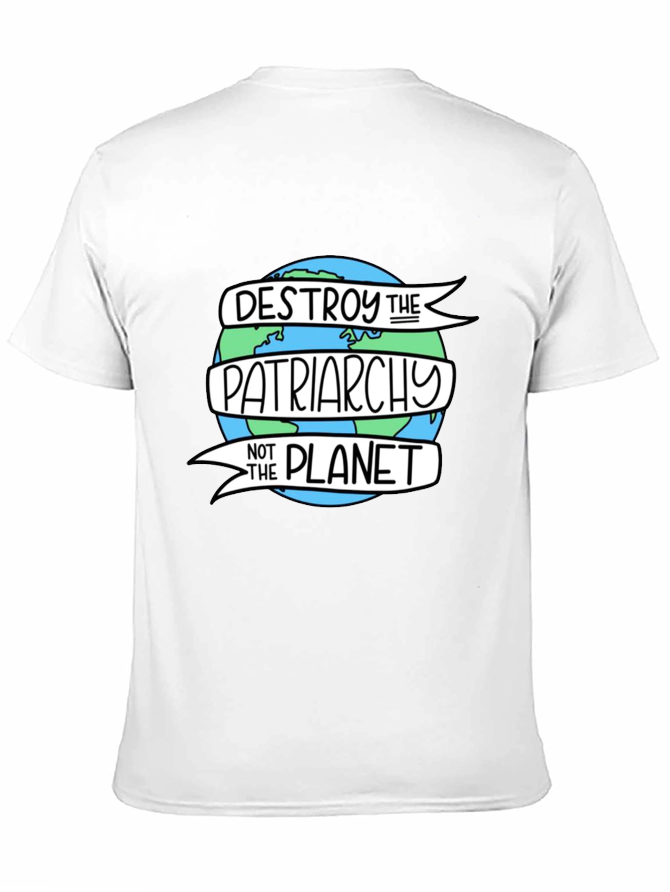 Destroy Patriarchy Planet Graphic Tee