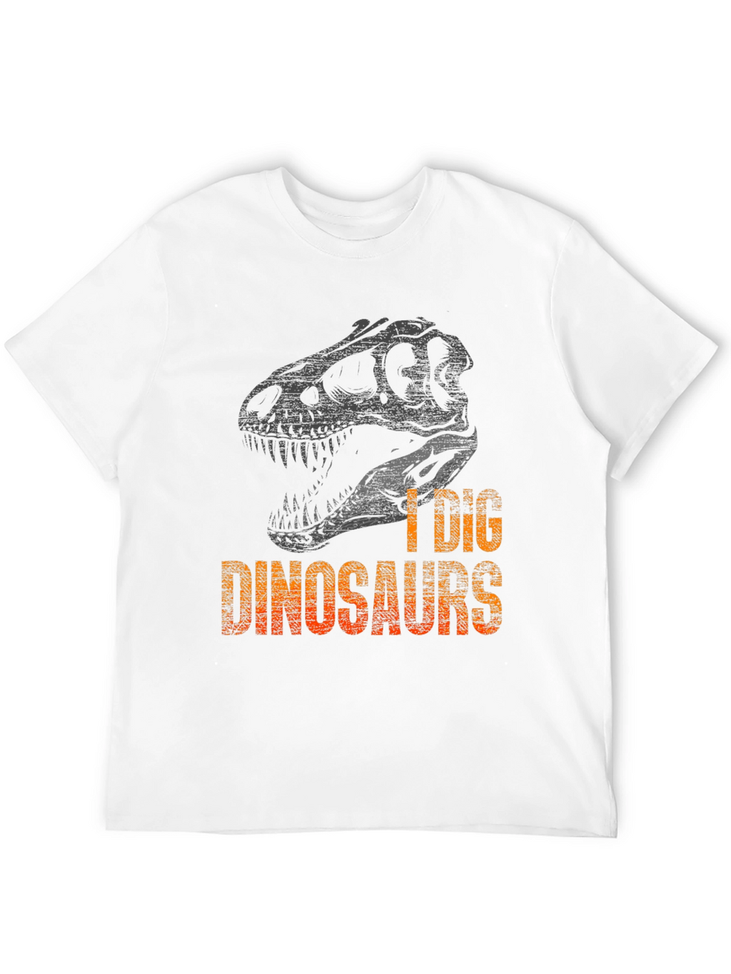 I Dig Dinosaurs Graphic Tee - Mens Black T-Shirt