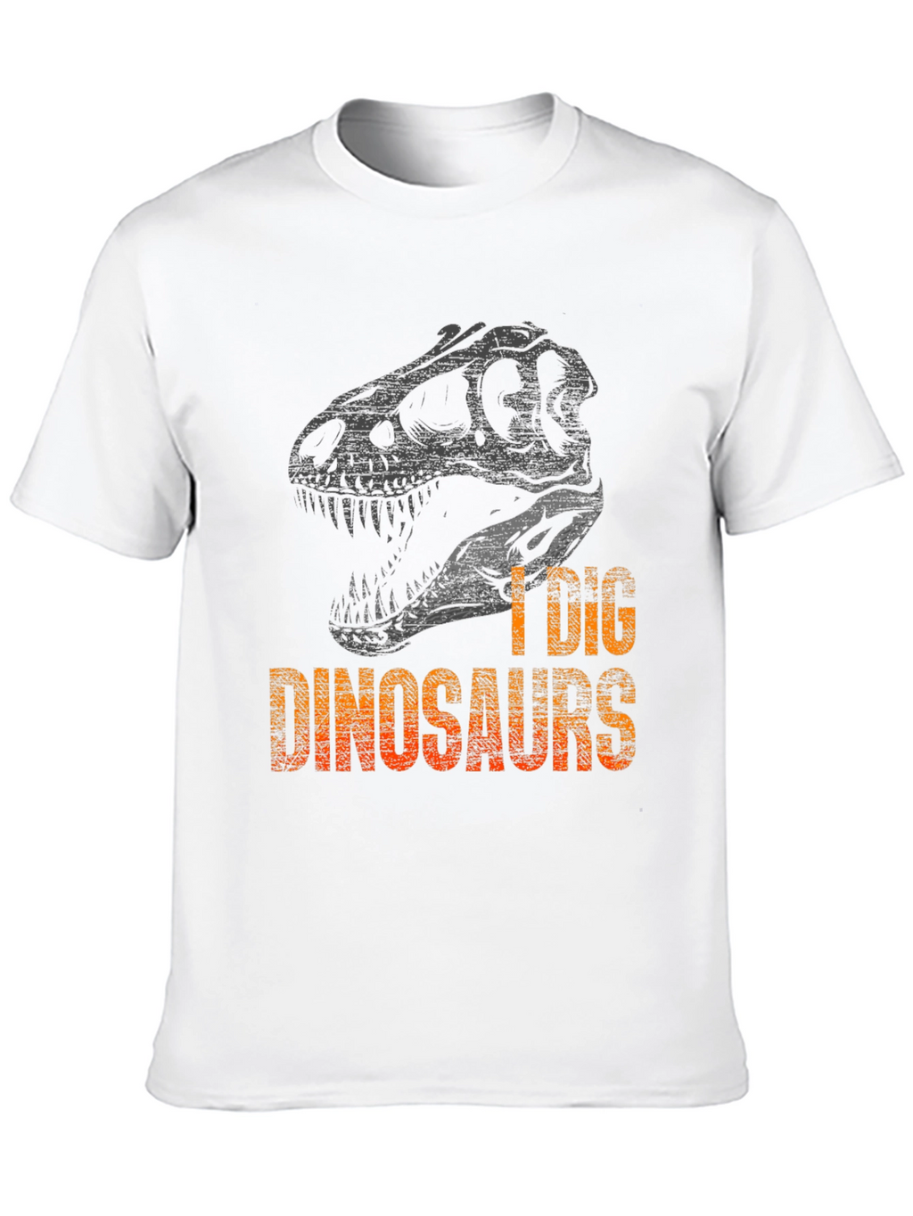 I Dig Dinosaurs Graphic Tee - Mens Black T-Shirt