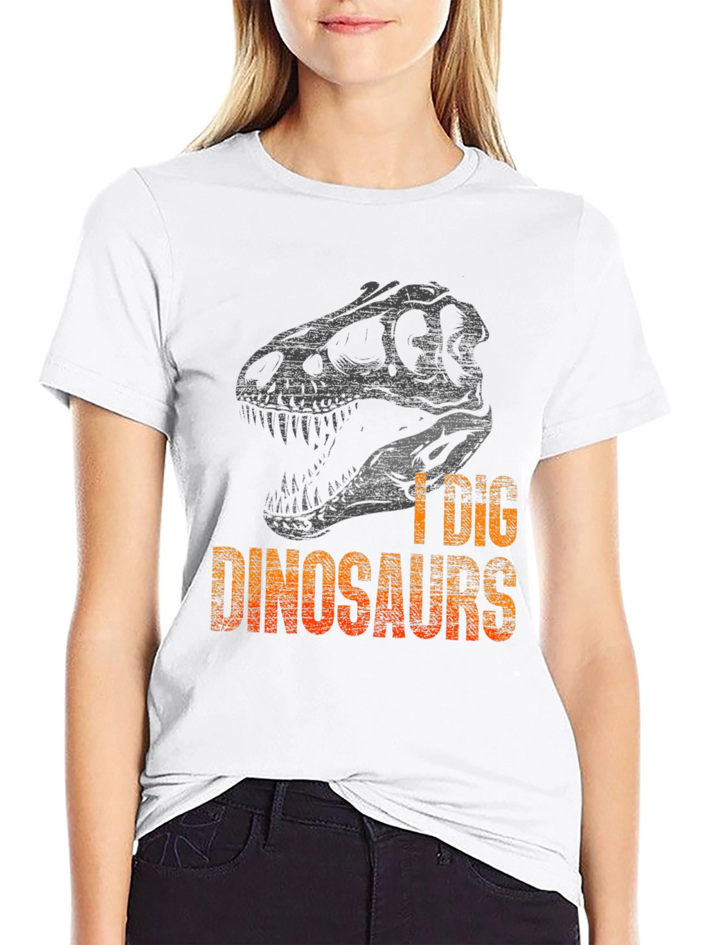 I Dig Dinosaurs Graphic Tee - Mens Black T-Shirt