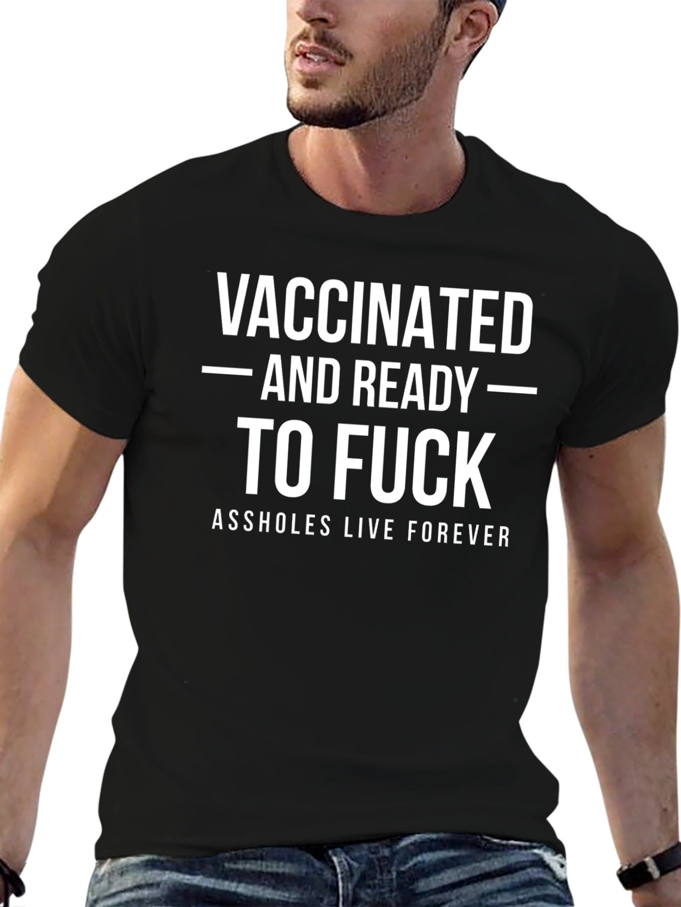Vaccinated and Ready T-Shirt - Bold Graphic Tee