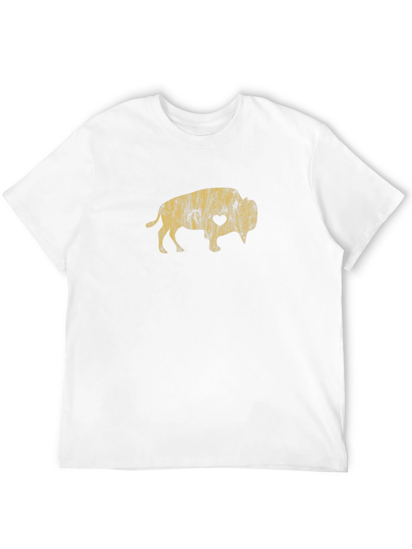 Buffalo Heart Graphic Black T-Shirt