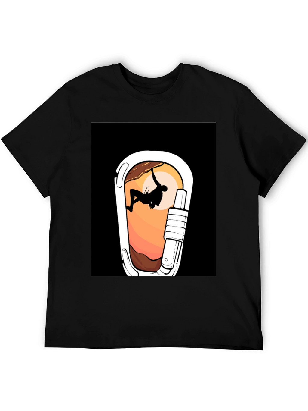Climbing Carabiner Graphic Tee - Adventure Ready!