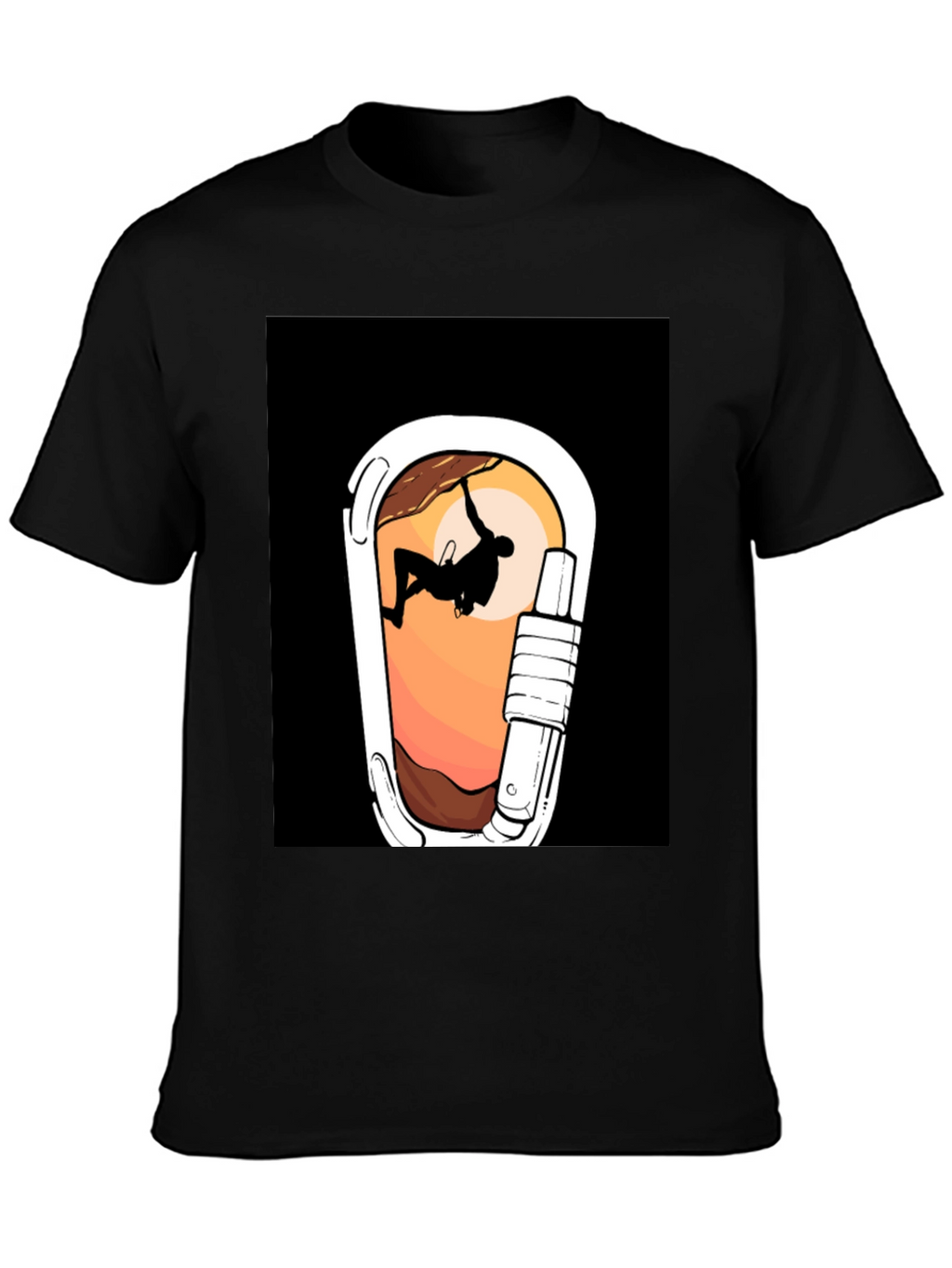 Climbing Carabiner Graphic Tee - Adventure Ready!