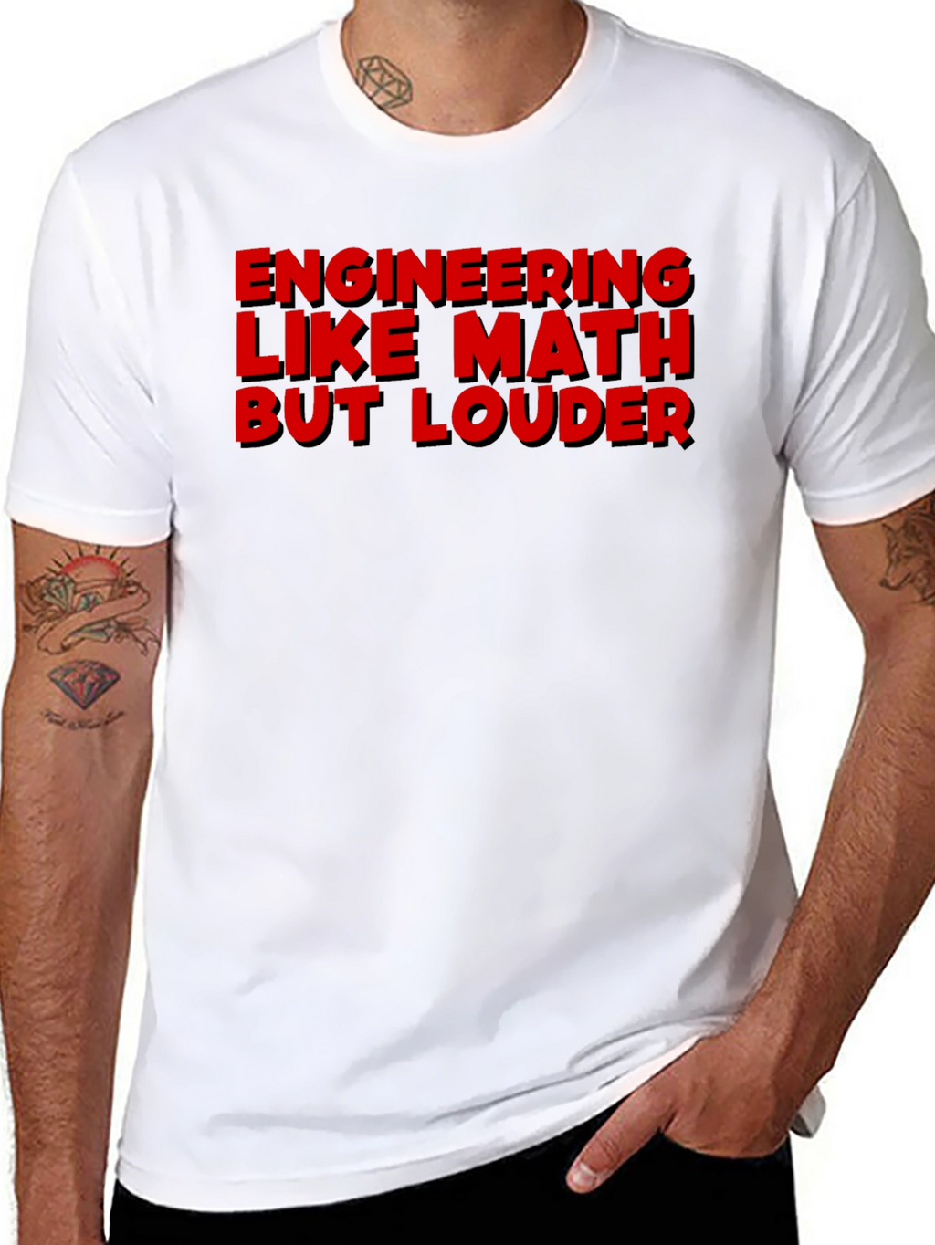 Engineering Like Math But Louder Graphic Tee