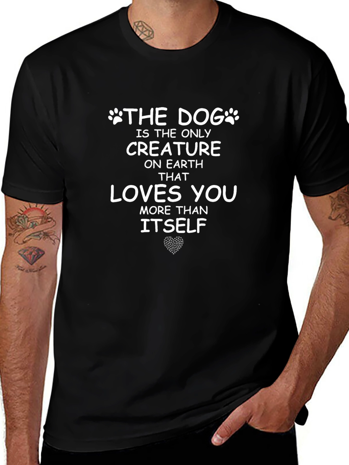 Dog Lover T-Shirt: The Dog Loves You More