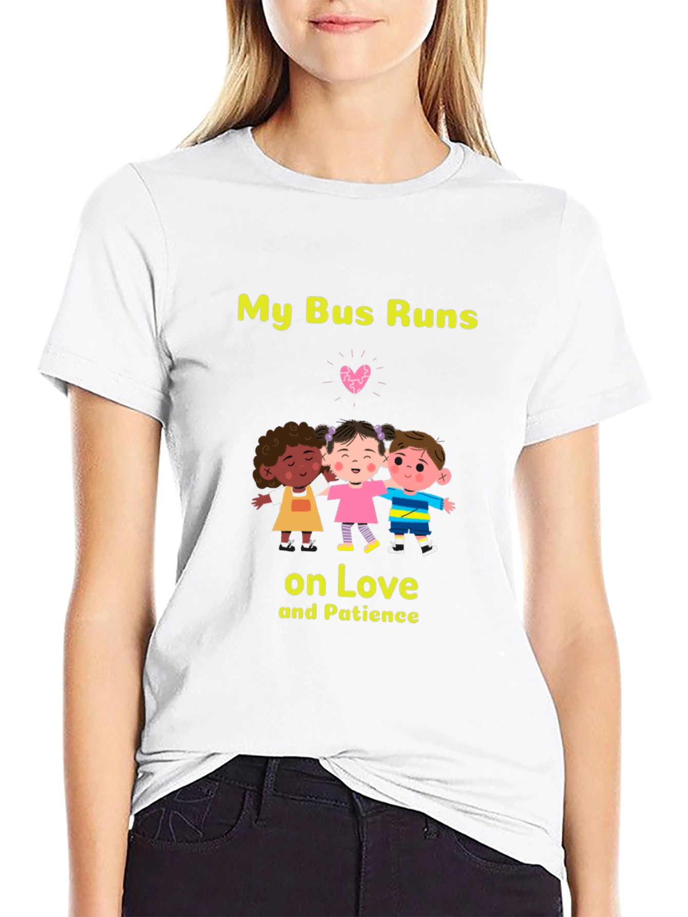 My Bus Runs on Love T-Shirt