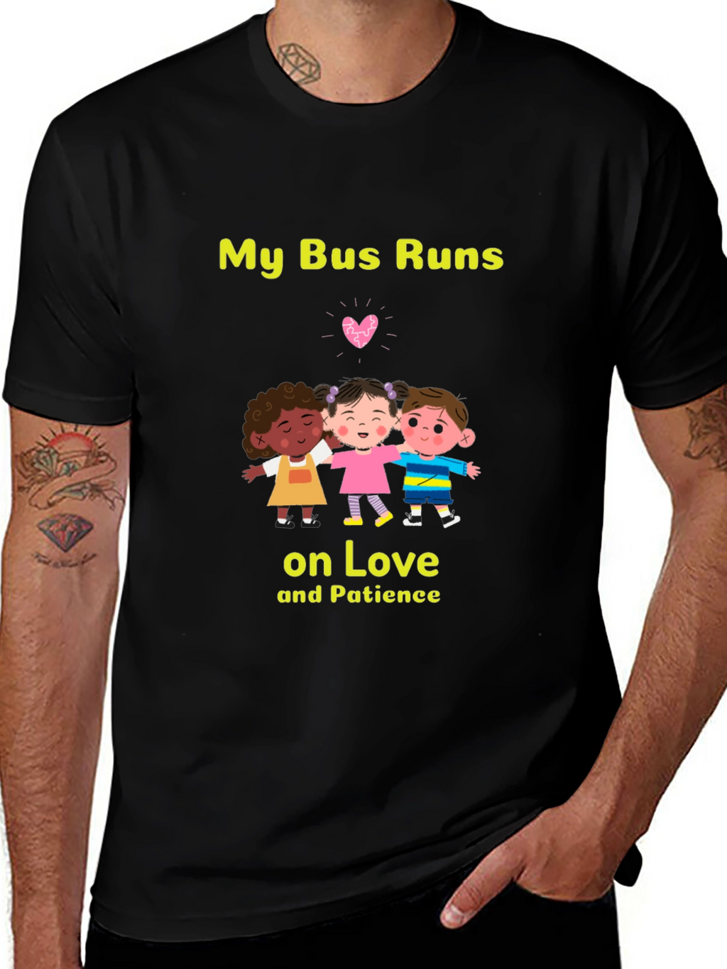 My Bus Runs on Love T-Shirt