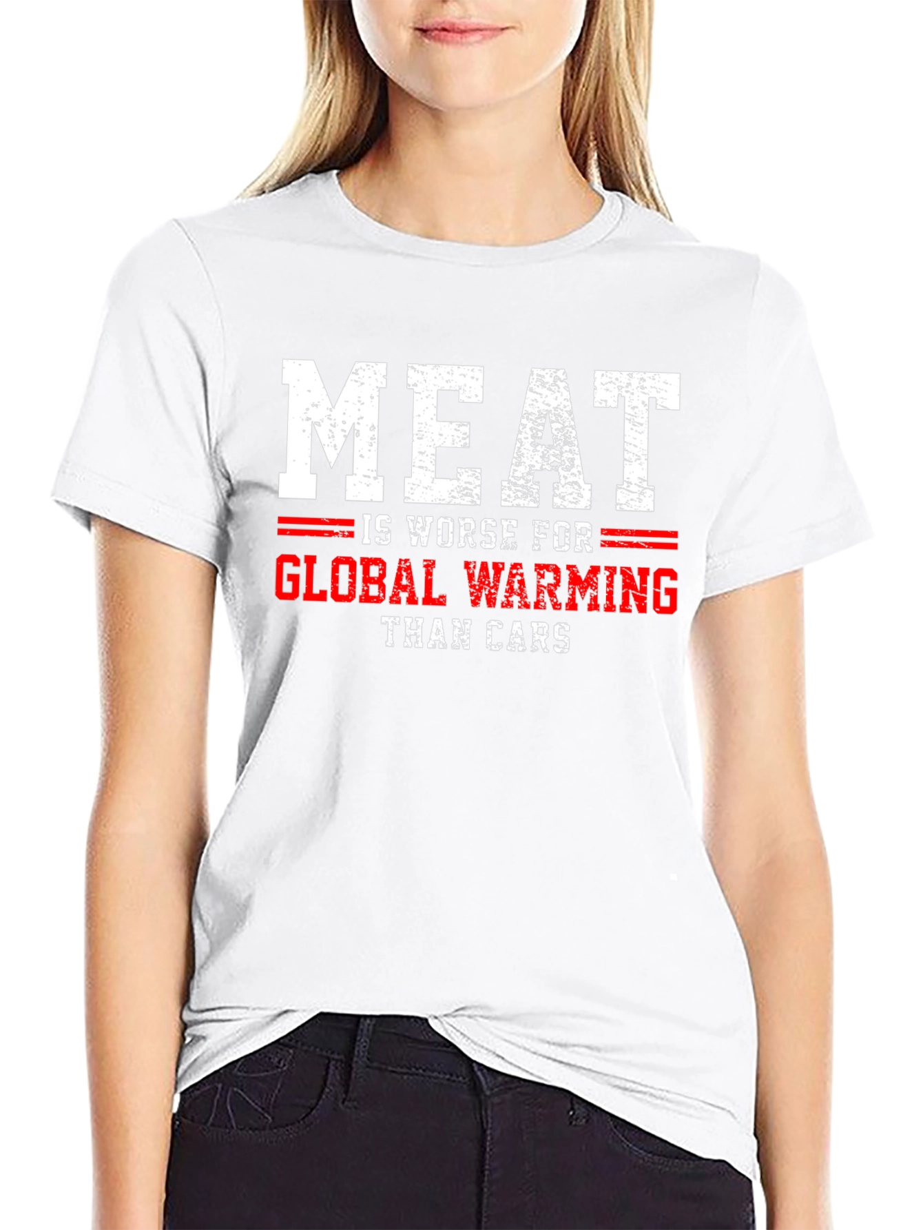 Meat is Worse for Global Warming T-Shirt