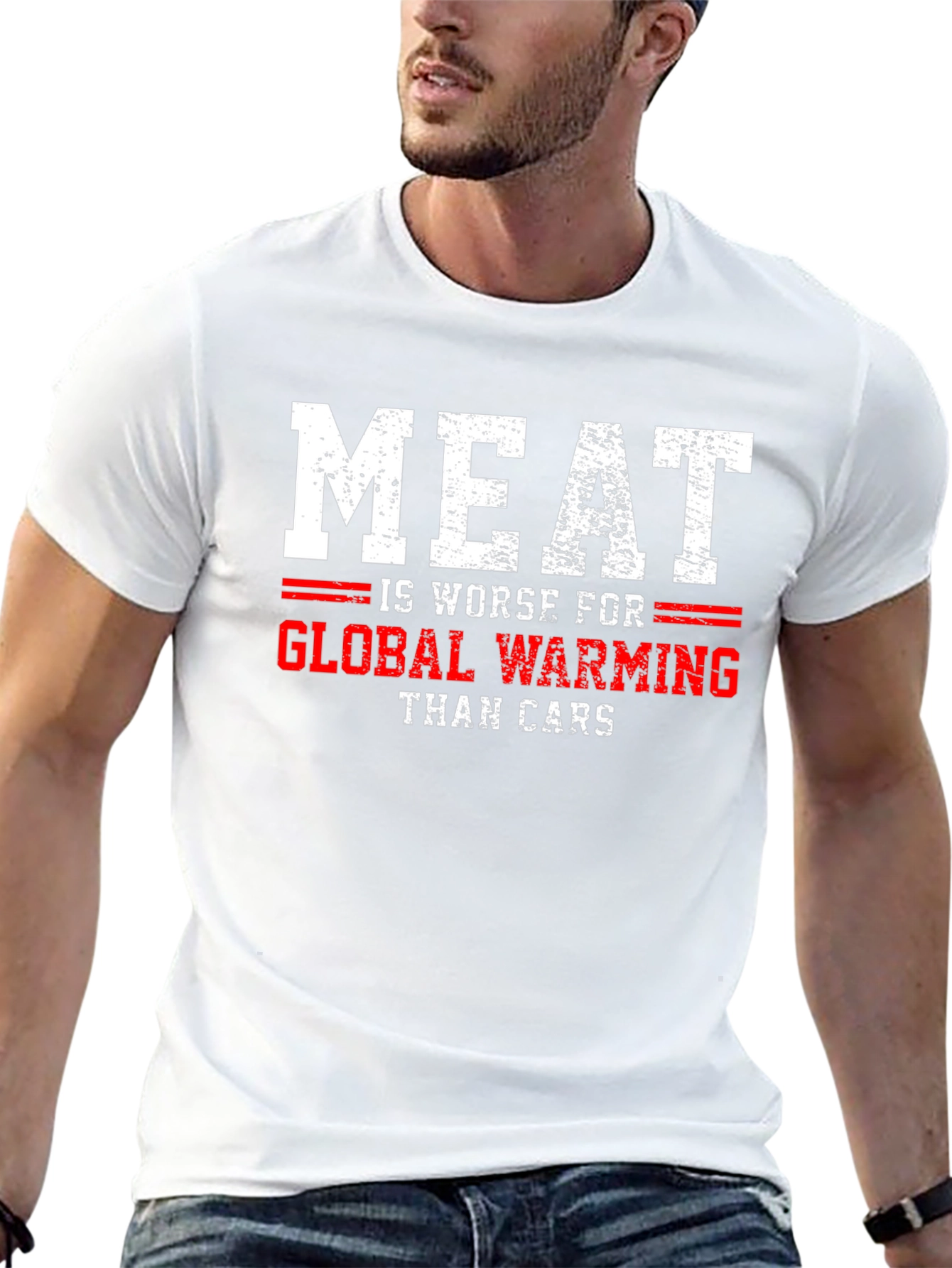 Meat is Worse for Global Warming T-Shirt