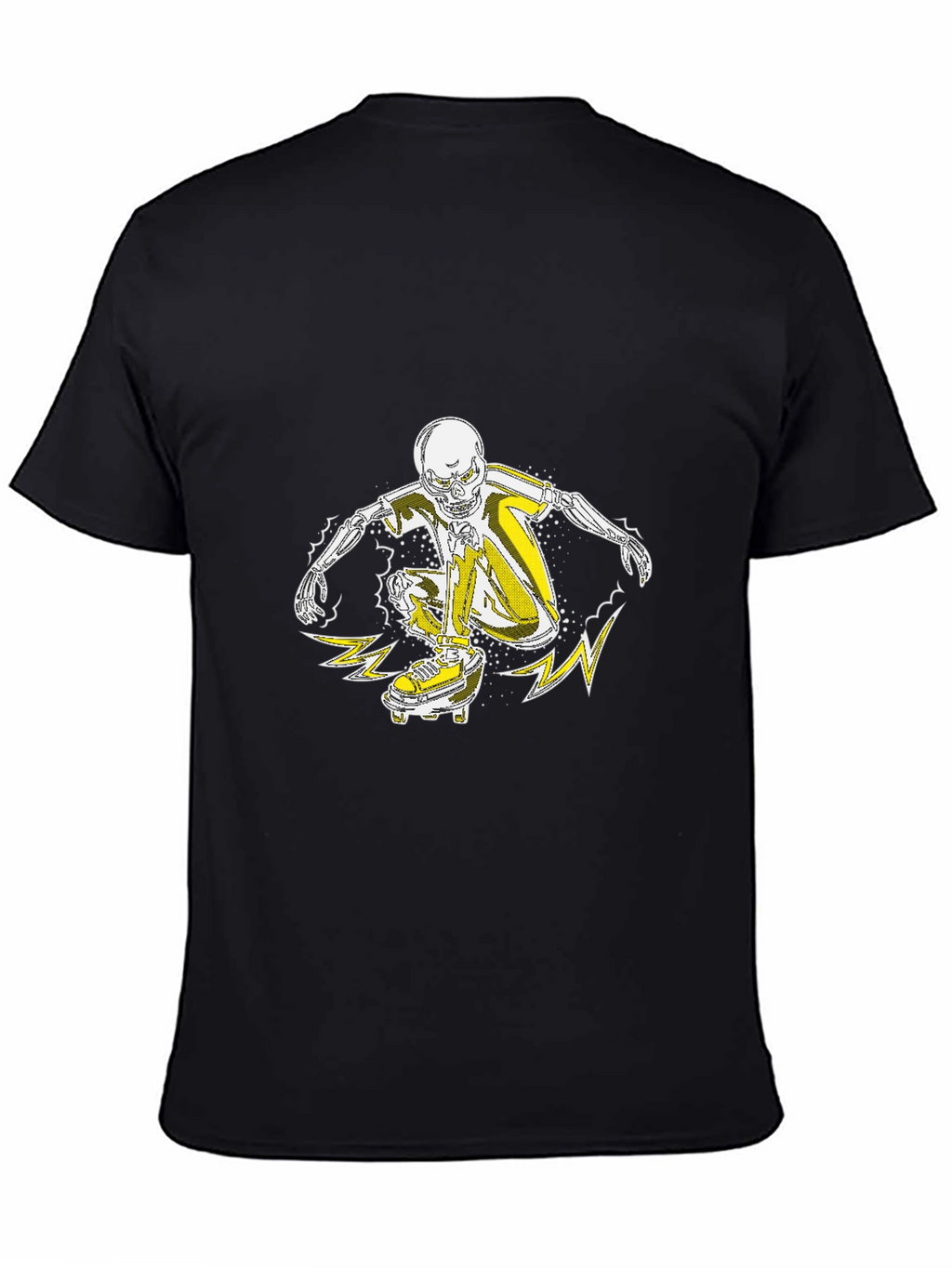 Skateboarder Skeleton Graphic Tee - Cool Skeleton T-Shirt