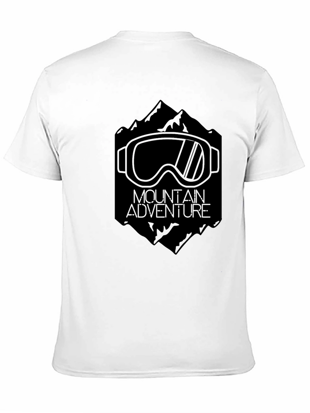 Mountain Adventure Graphic Tee - Black