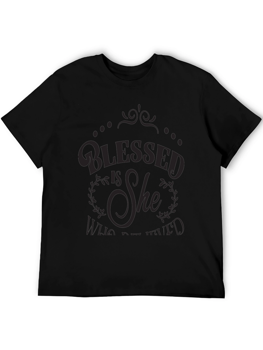 Blessed Is She Graphic Tee - Elegant Christian T-Shirt