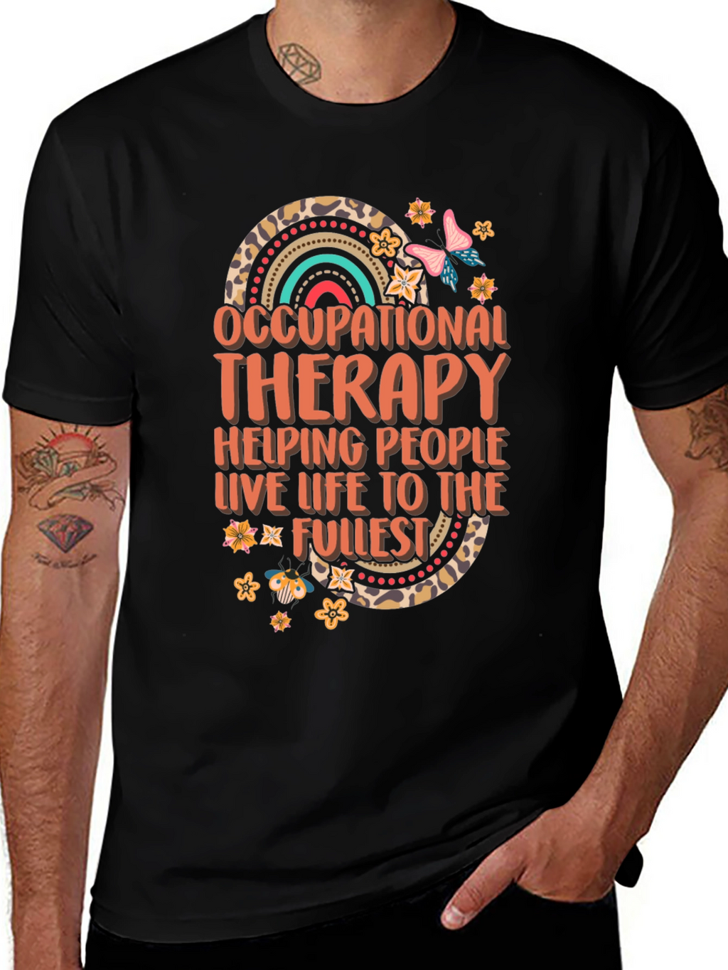 Occupational Therapy T-Shirt Helping People Live Life