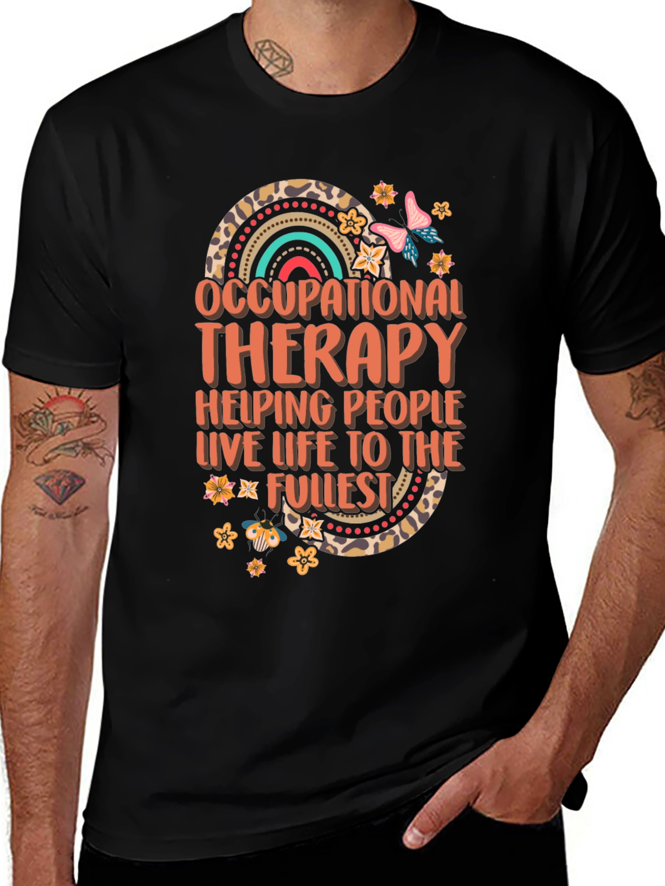 Occupational Therapy T-Shirt Helping People Live Life