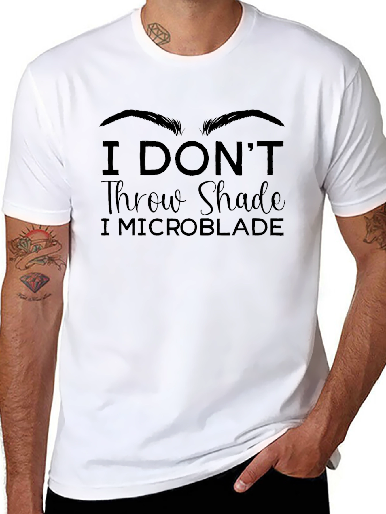 I Microblade Graphic Tee - Unisex Fashion T-Shirt