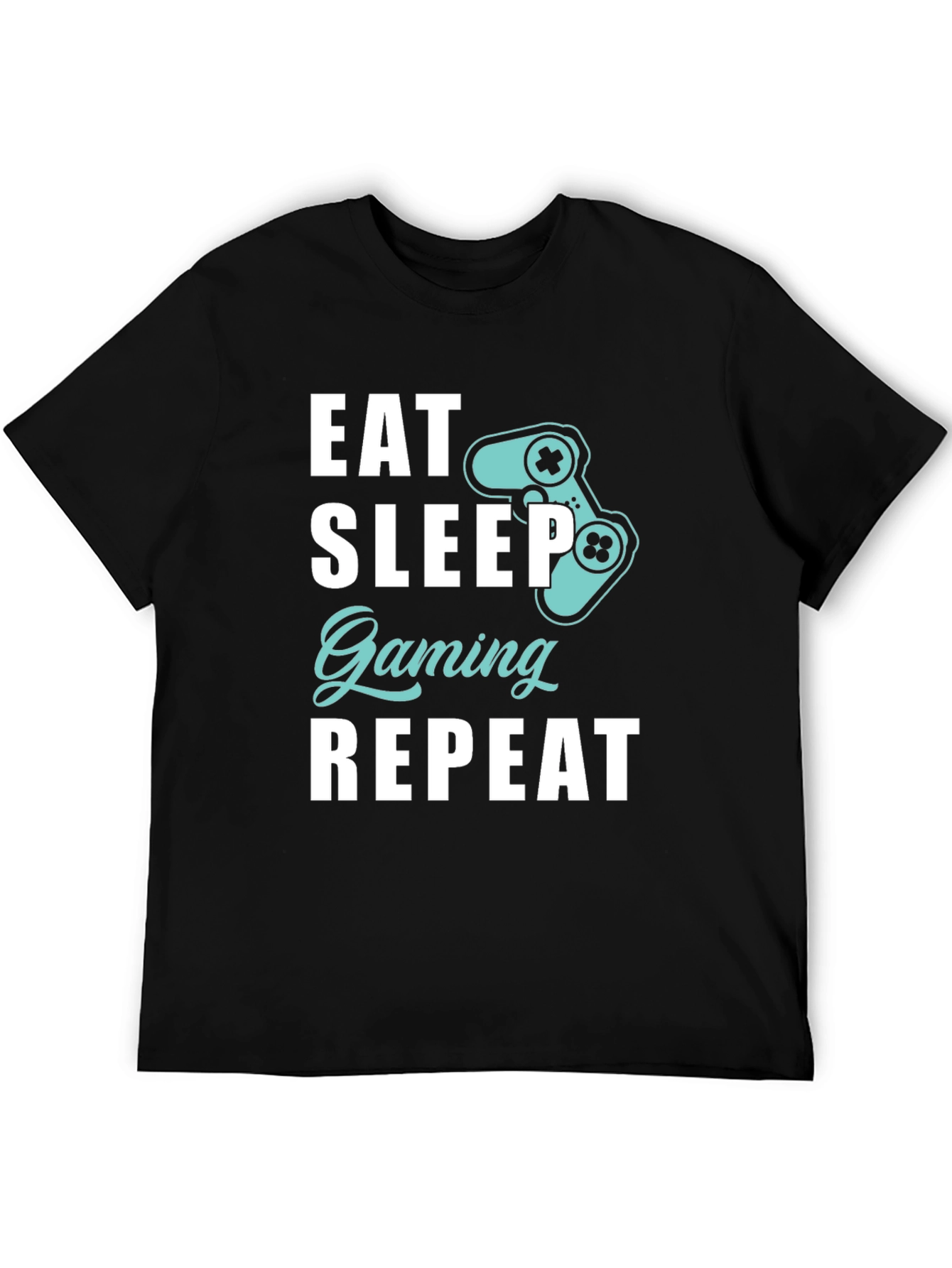 Eat Sleep Gaming Repeat T-Shirt - Gamer Style