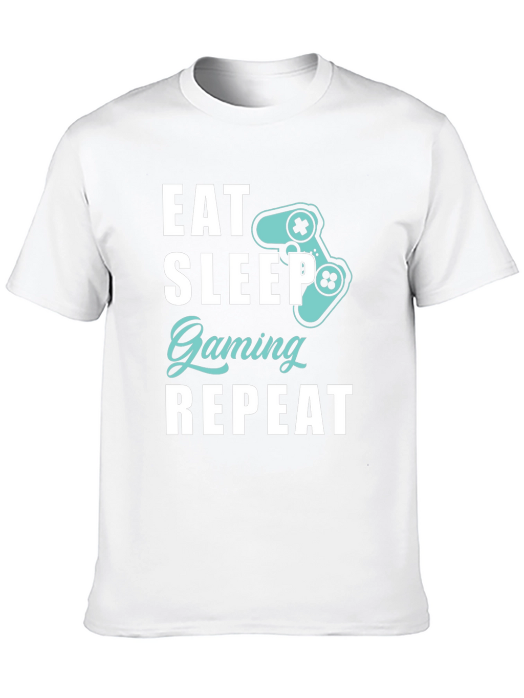 Eat Sleep Gaming Repeat T-Shirt - Gamer Style