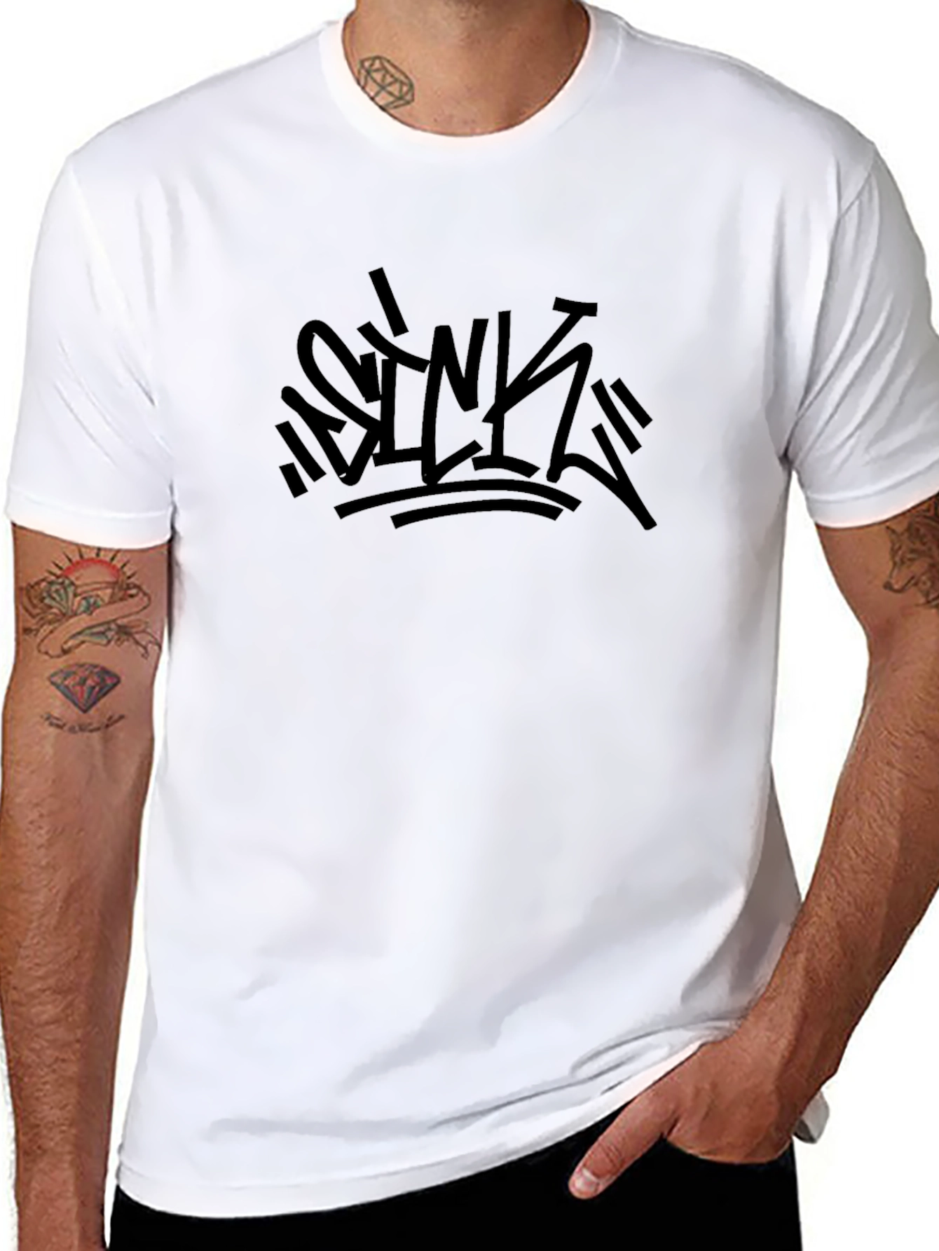 SICK Tee - Mens Black Graphic T-Shirt