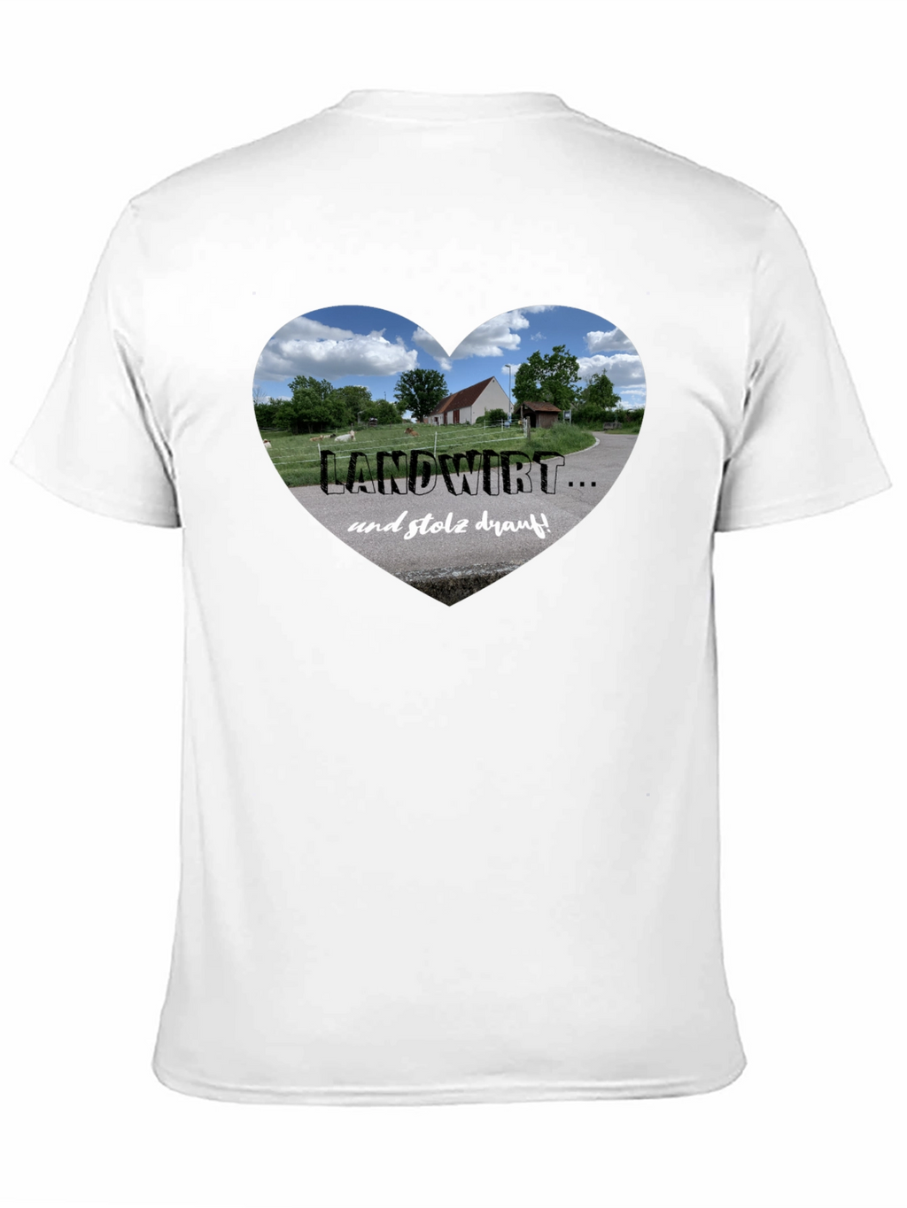 Landwirt Heart Graphic Tee - Proud Farmer T-Shirt